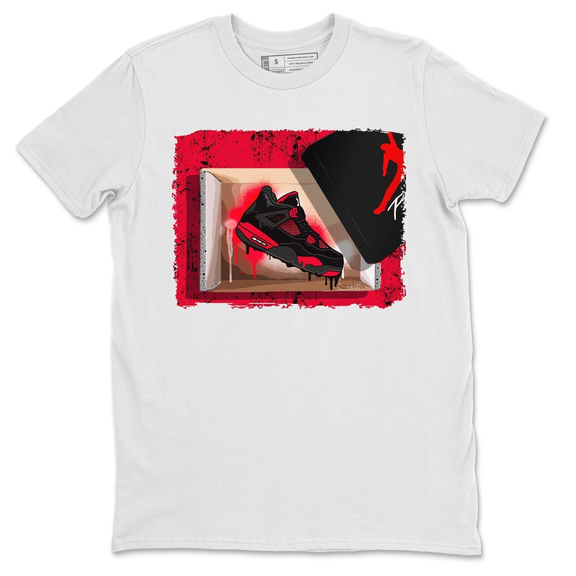 New Kicks Unisex Tops - Air Jordan 4 Red Thunder