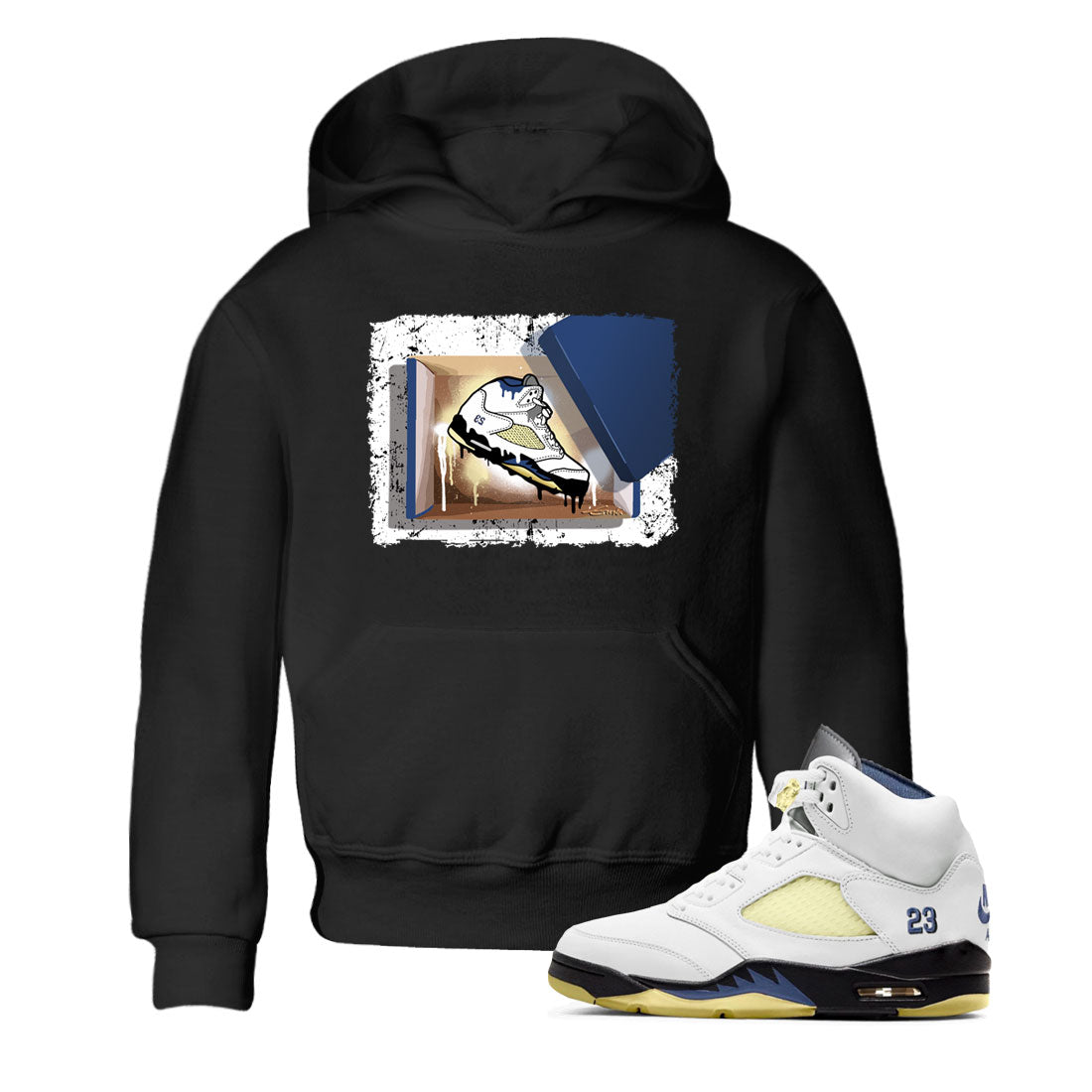 New Kicks snkmatch Tee Kids - Air Jordan 5 A Ma Maniere x Photon Dust