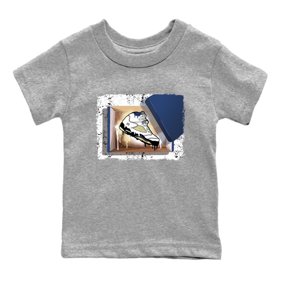 New Kicks snkmatch Tee Kids - Air Jordan 5 A Ma Maniere x Photon Dust