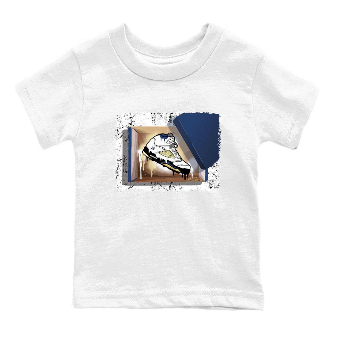 New Kicks snkmatch Tee Kids - Air Jordan 5 A Ma Maniere x Photon Dust