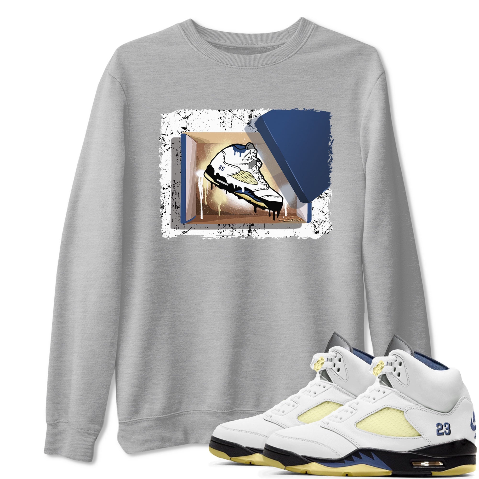 New Kicks snkmatch Tee - Air Jordan 5 A Ma Maniere x Photon Dust