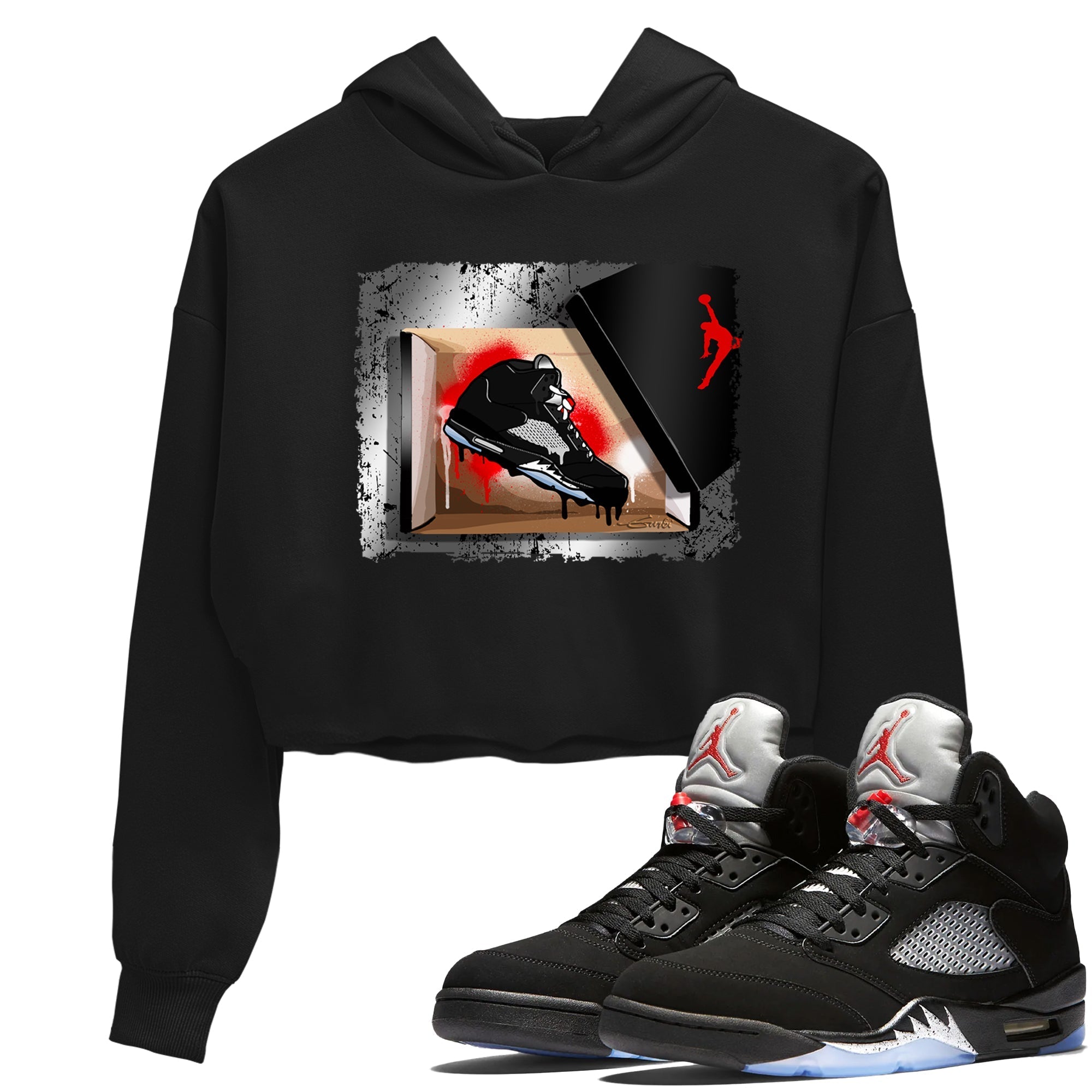 New Kicks snkmatch Women's Top - Air Jordan 5 Reimagined