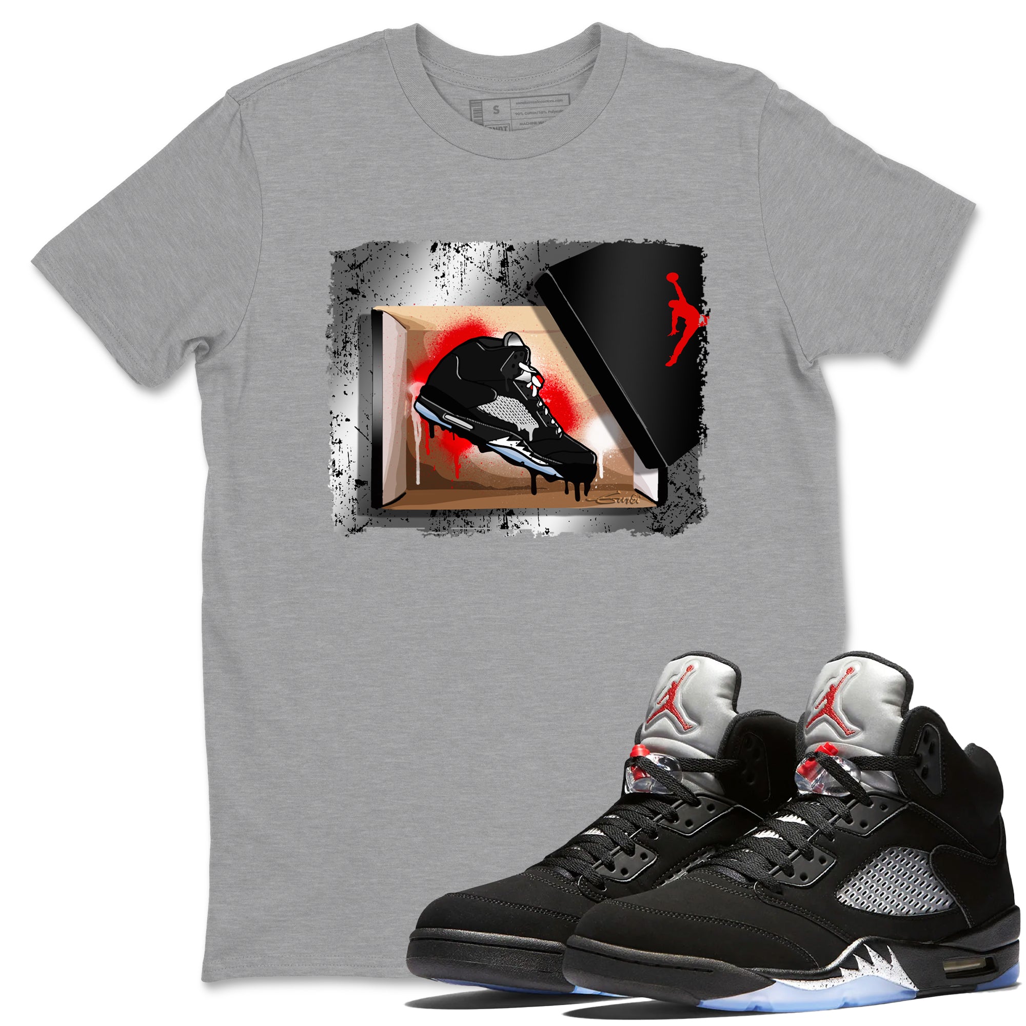 New Kicks snkmatch Tees - Air Jordan 5 Reimagined