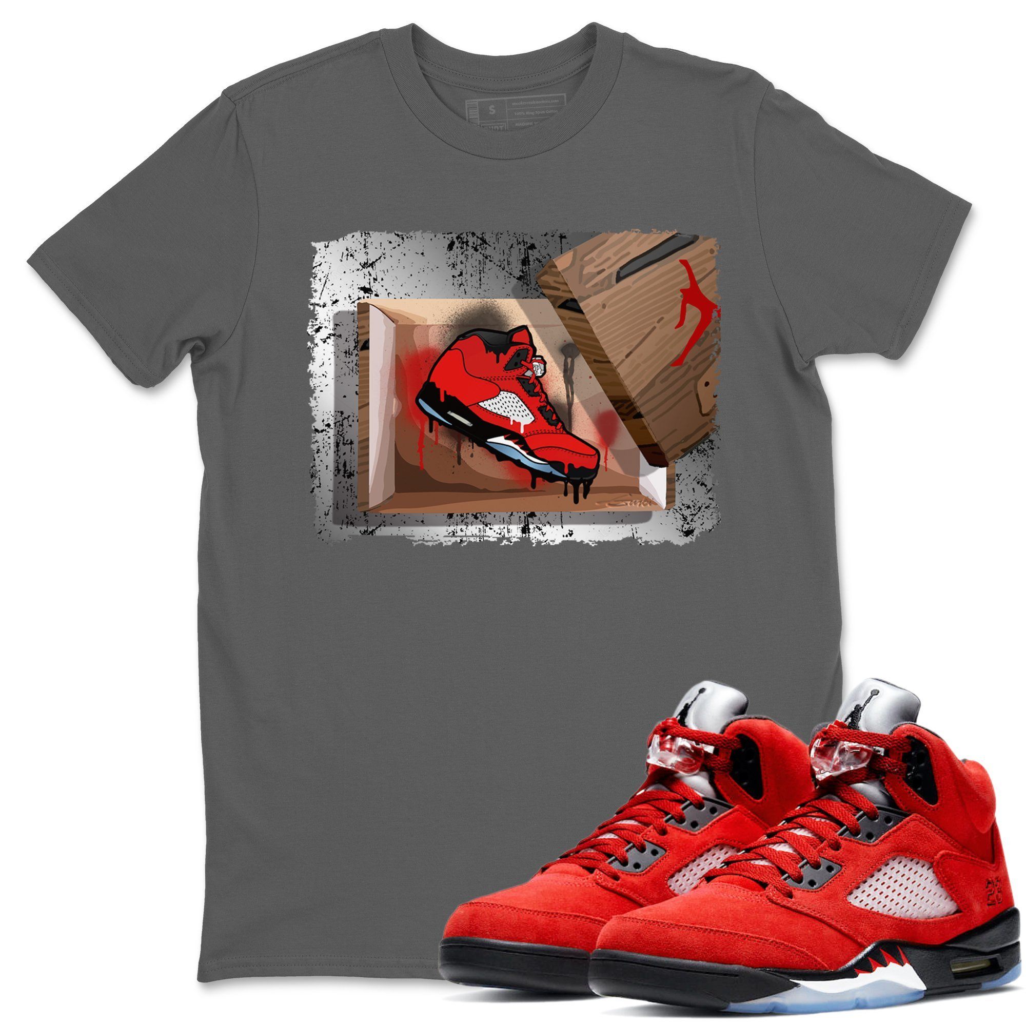 New Kicks Unisex Tops - Air Jordan 5 Raging Bull