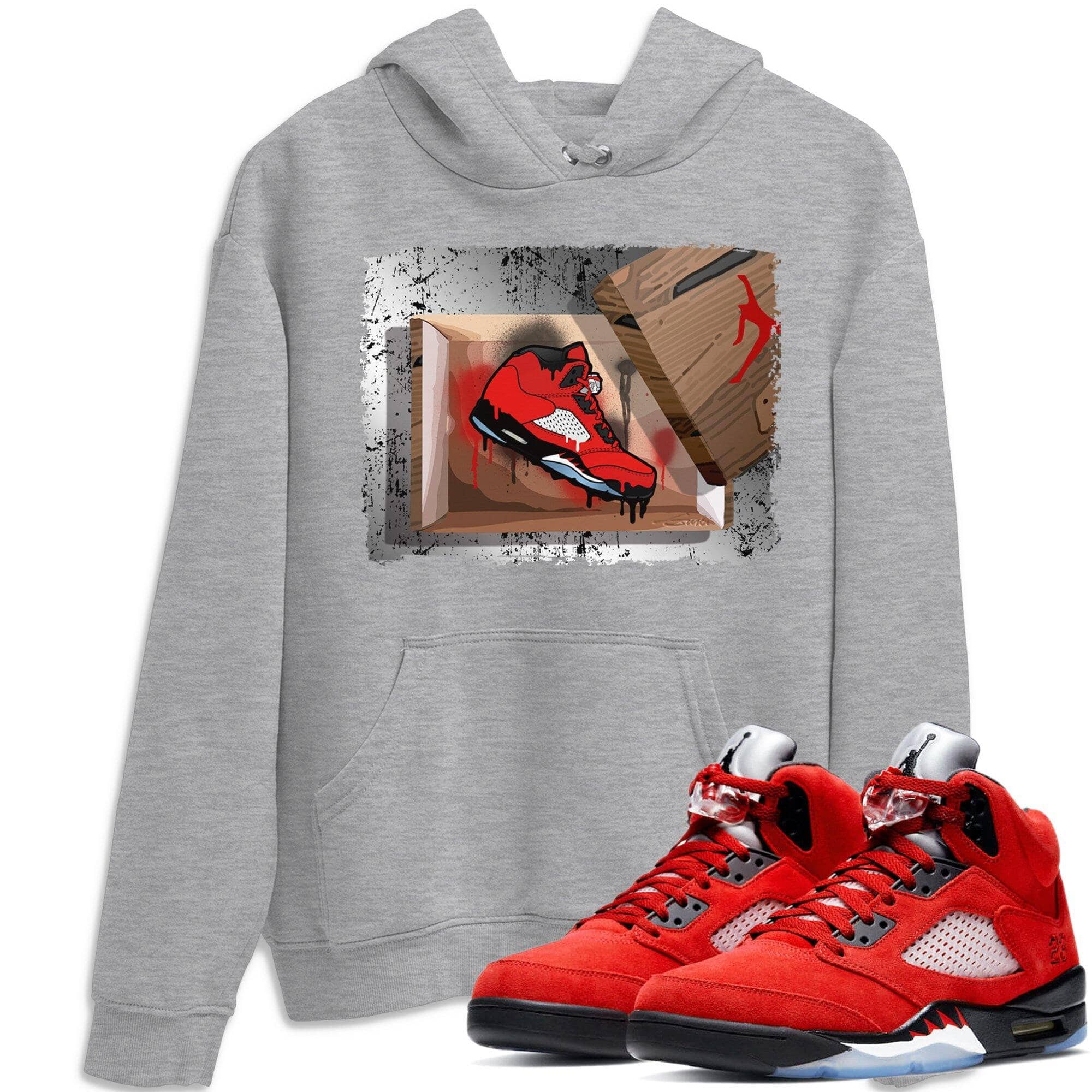 New Kicks Unisex Tops - Air Jordan 5 Raging Bull