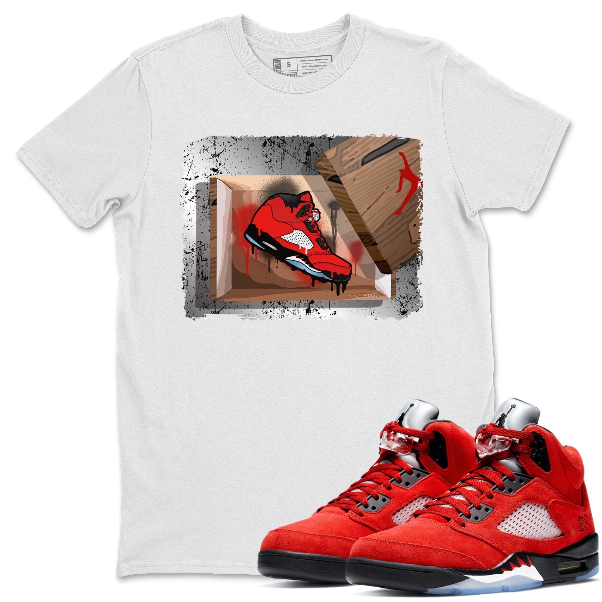 New Kicks Unisex Tops - Air Jordan 5 Raging Bull