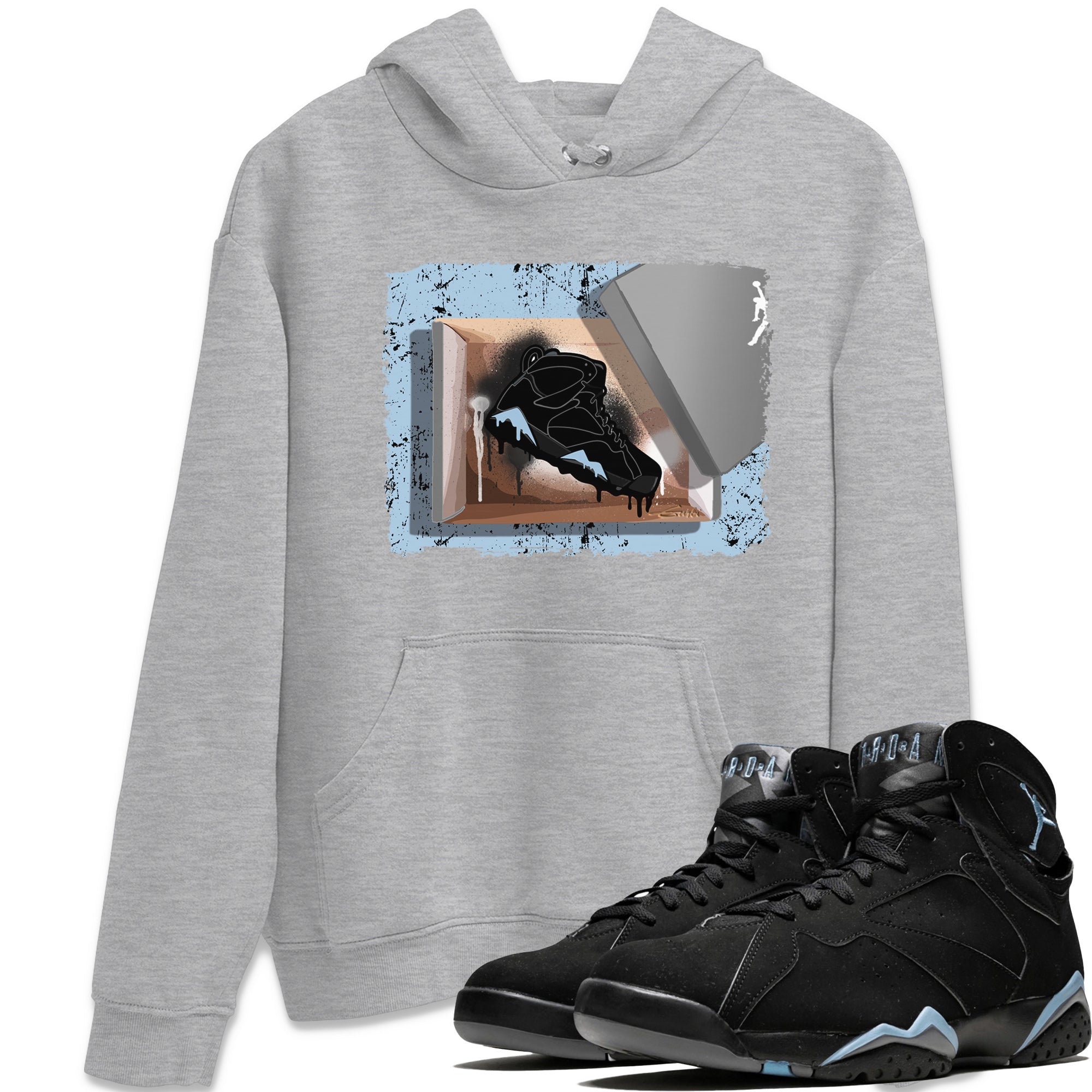 New Kicks Unisex Tops - Air Jordan 7 Chambray