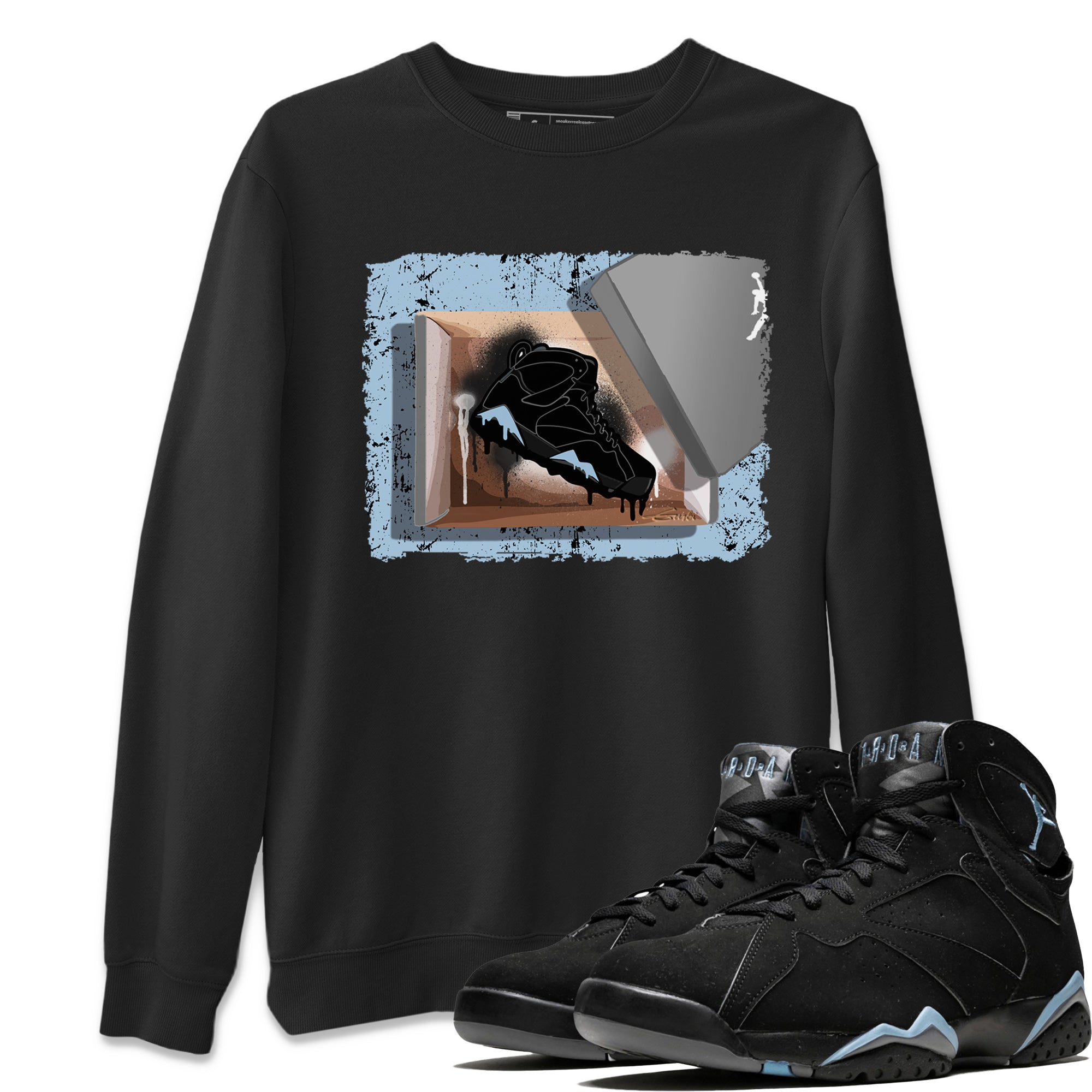 New Kicks Unisex Tops - Air Jordan 7 Chambray