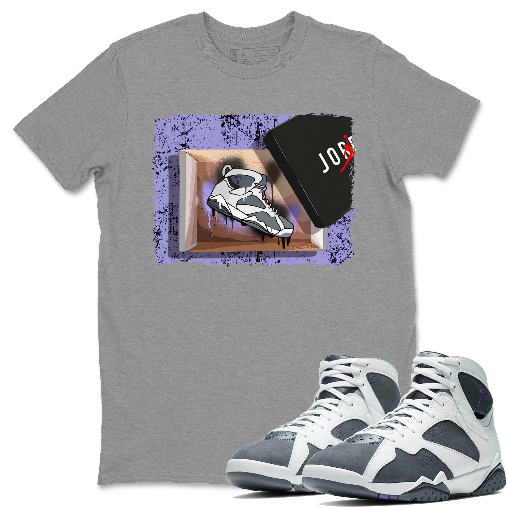 New Kicks Unisex Tops - Air Jordan 7 Flint