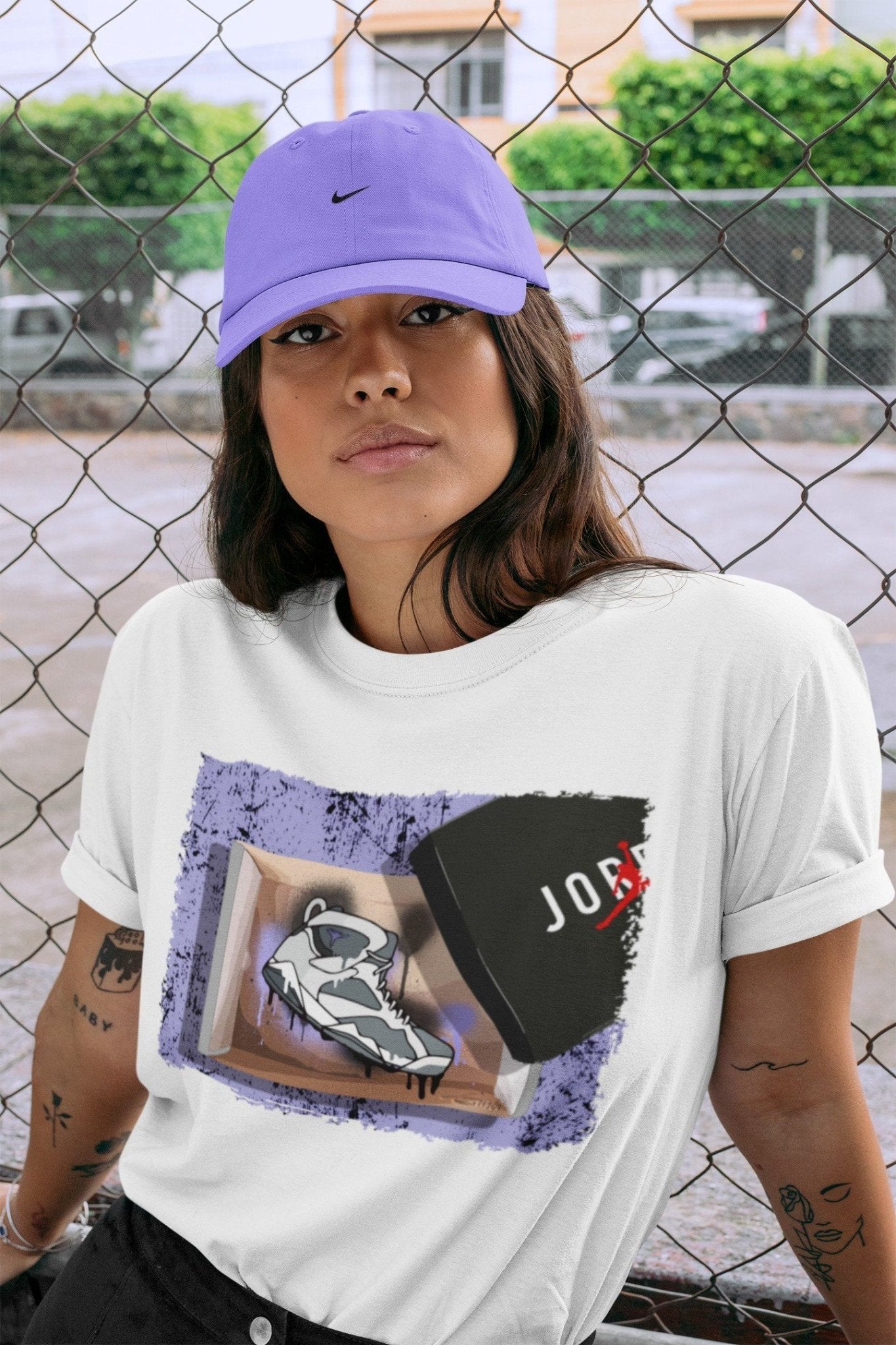 New Kicks Unisex Tops - Air Jordan 7 Flint