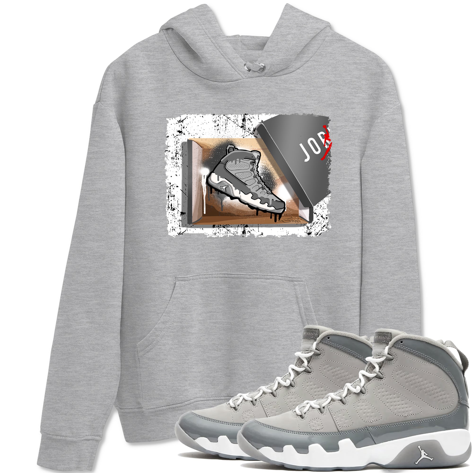 New Kicks snkmatch Tees - Air Jordan 9 Cool Grey