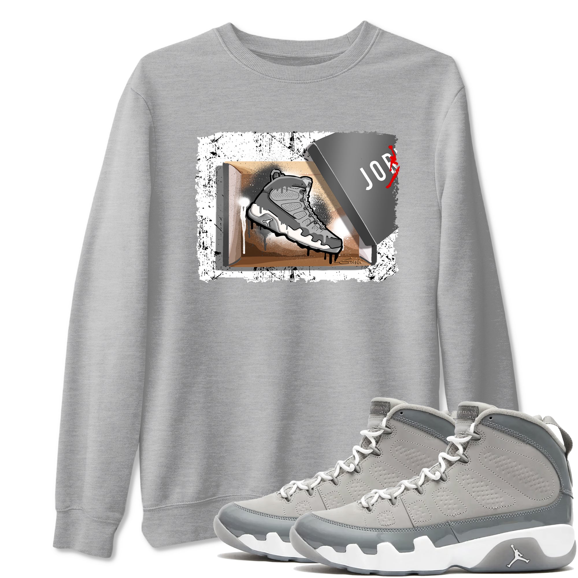 New Kicks snkmatch Tees - Air Jordan 9 Cool Grey