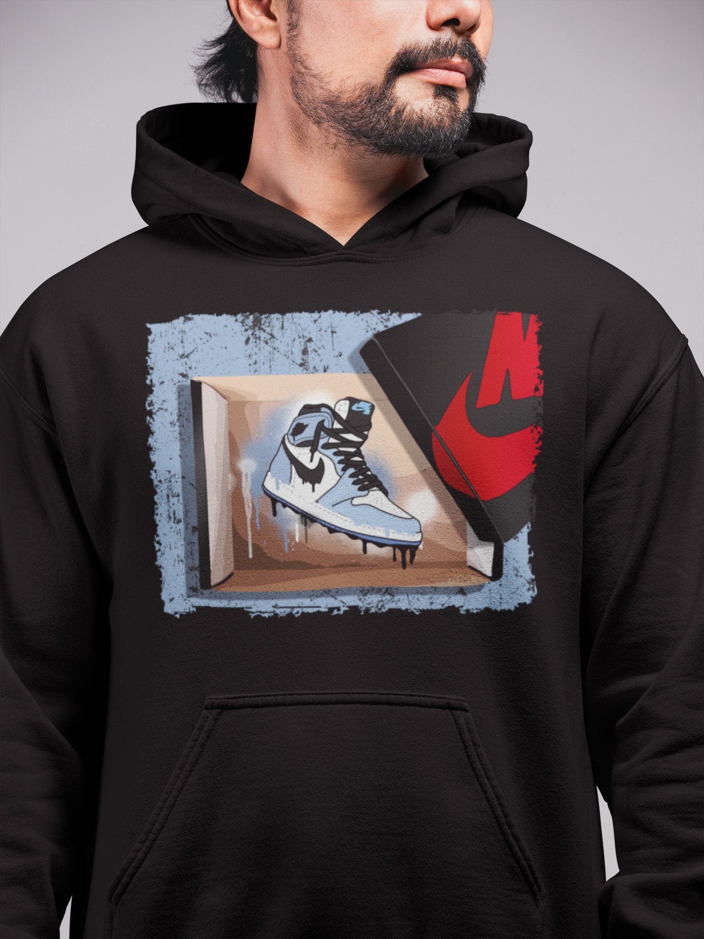 New Kicks Unisex Tops - Air Jordan 1 University Blue