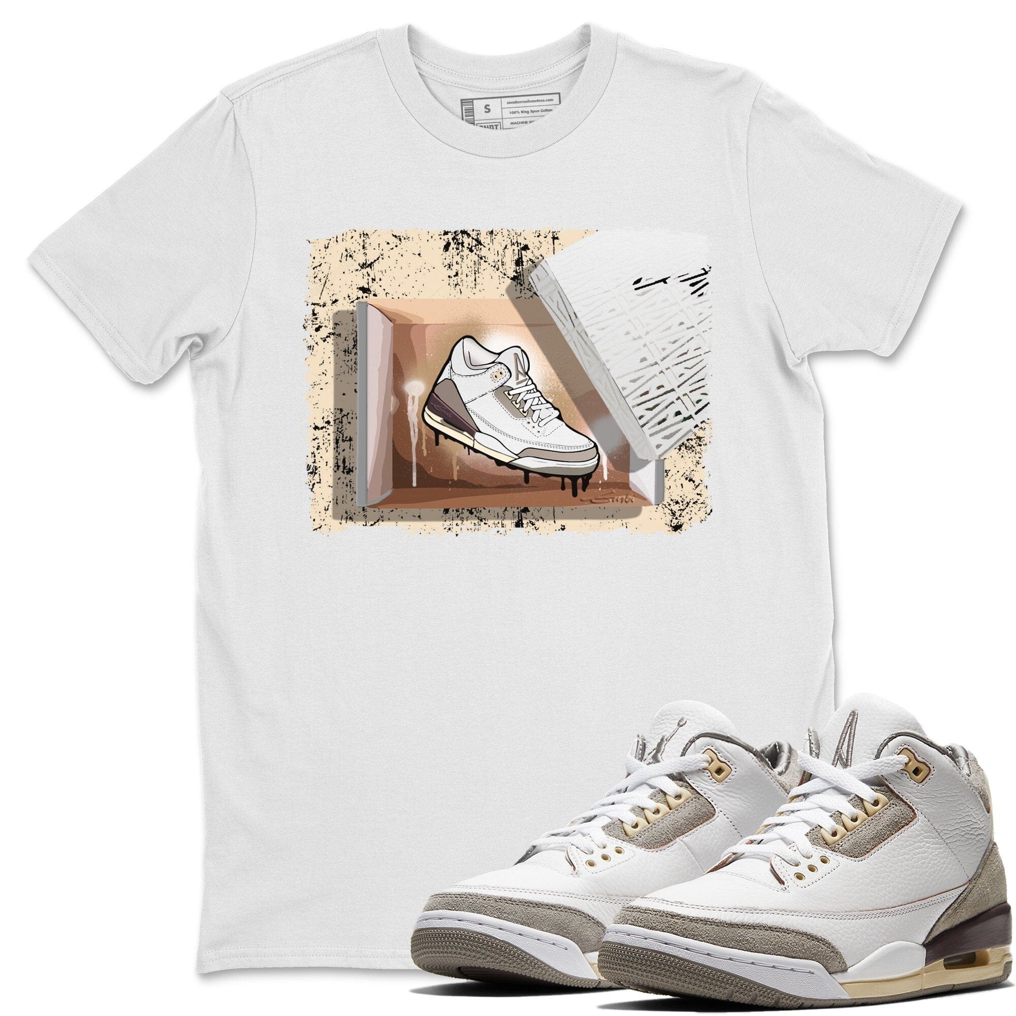 New Kicks Unisex Tops - Air Jordan 3 A Ma Maniere