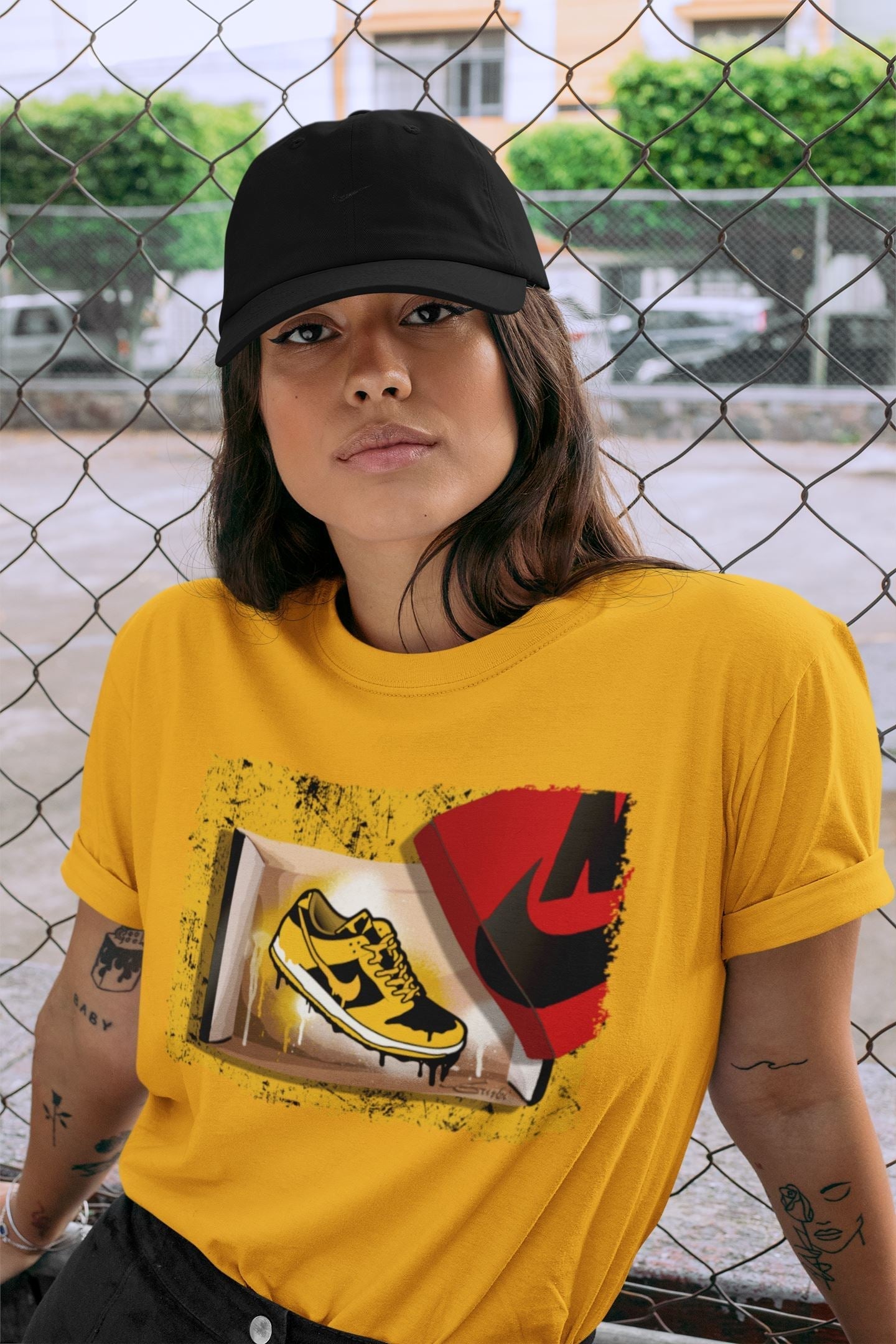 New Kicks Unisex Tops - Dunk Championship Goldenrod