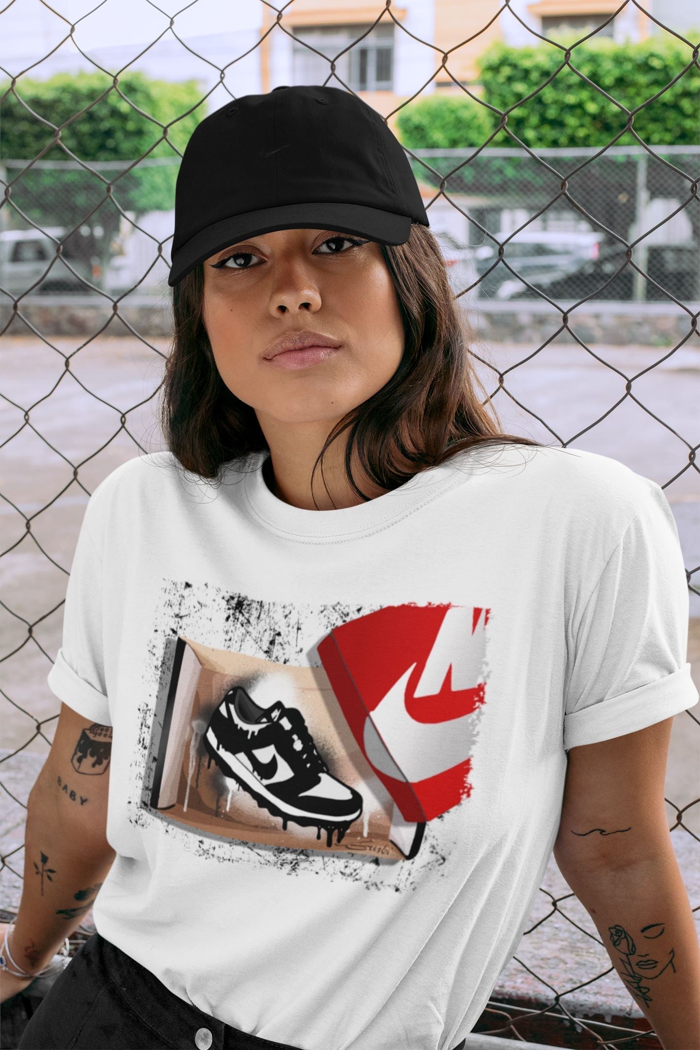 New Kicks Unisex Tops - Dunk Panda