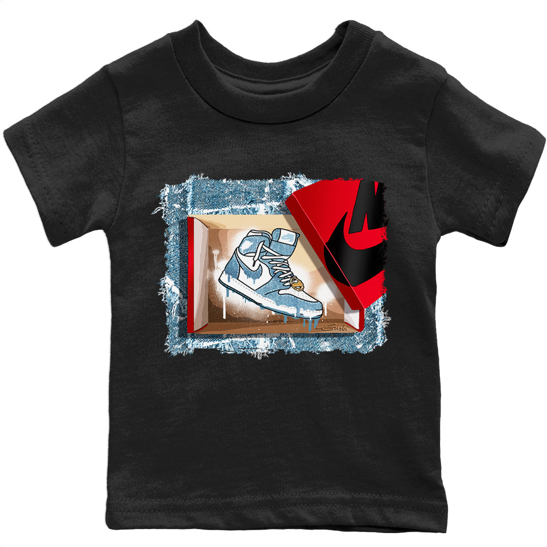 New Kicks Kids Tops - Air Jordan 1 Denim