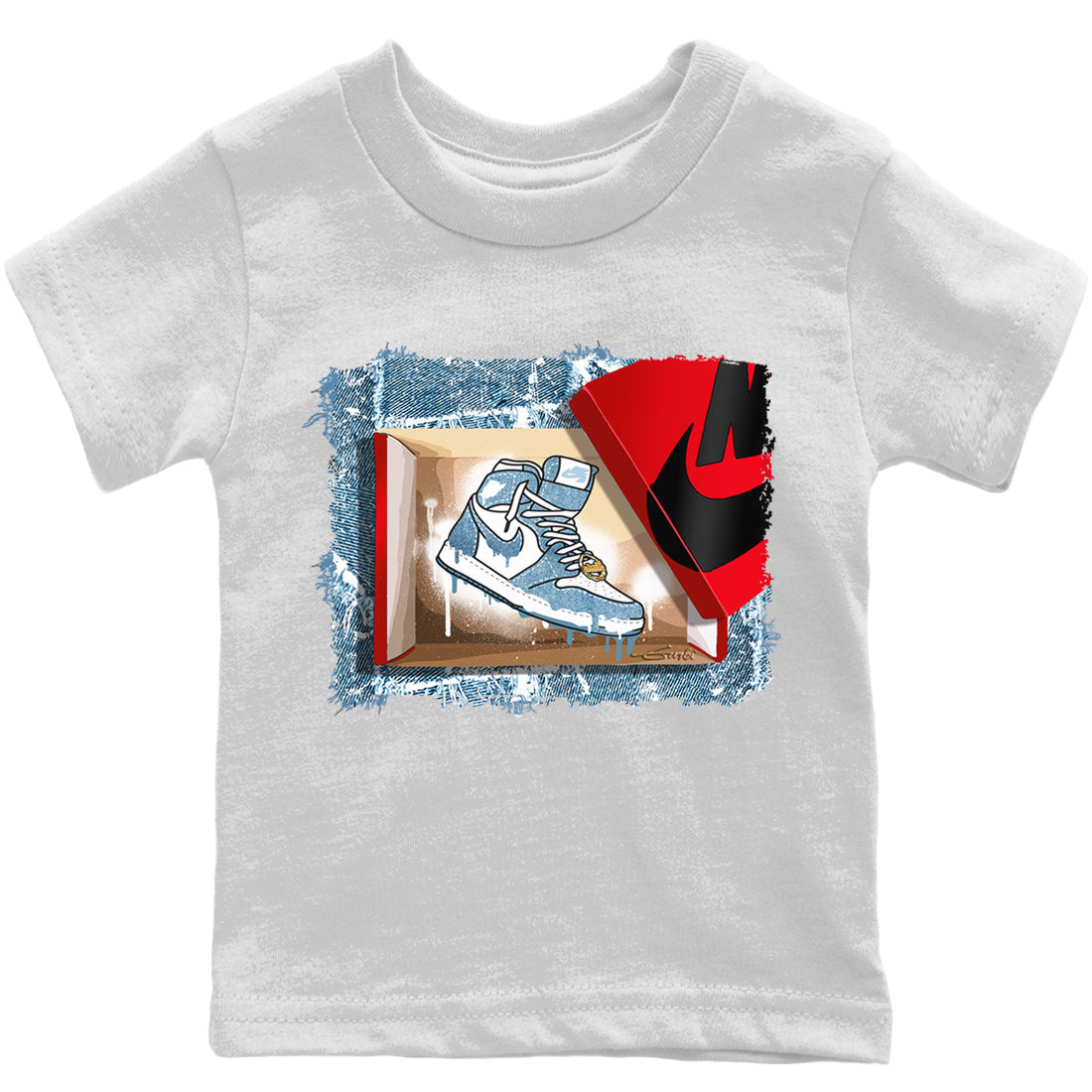 New Kicks Kids Tops - Air Jordan 1 Denim