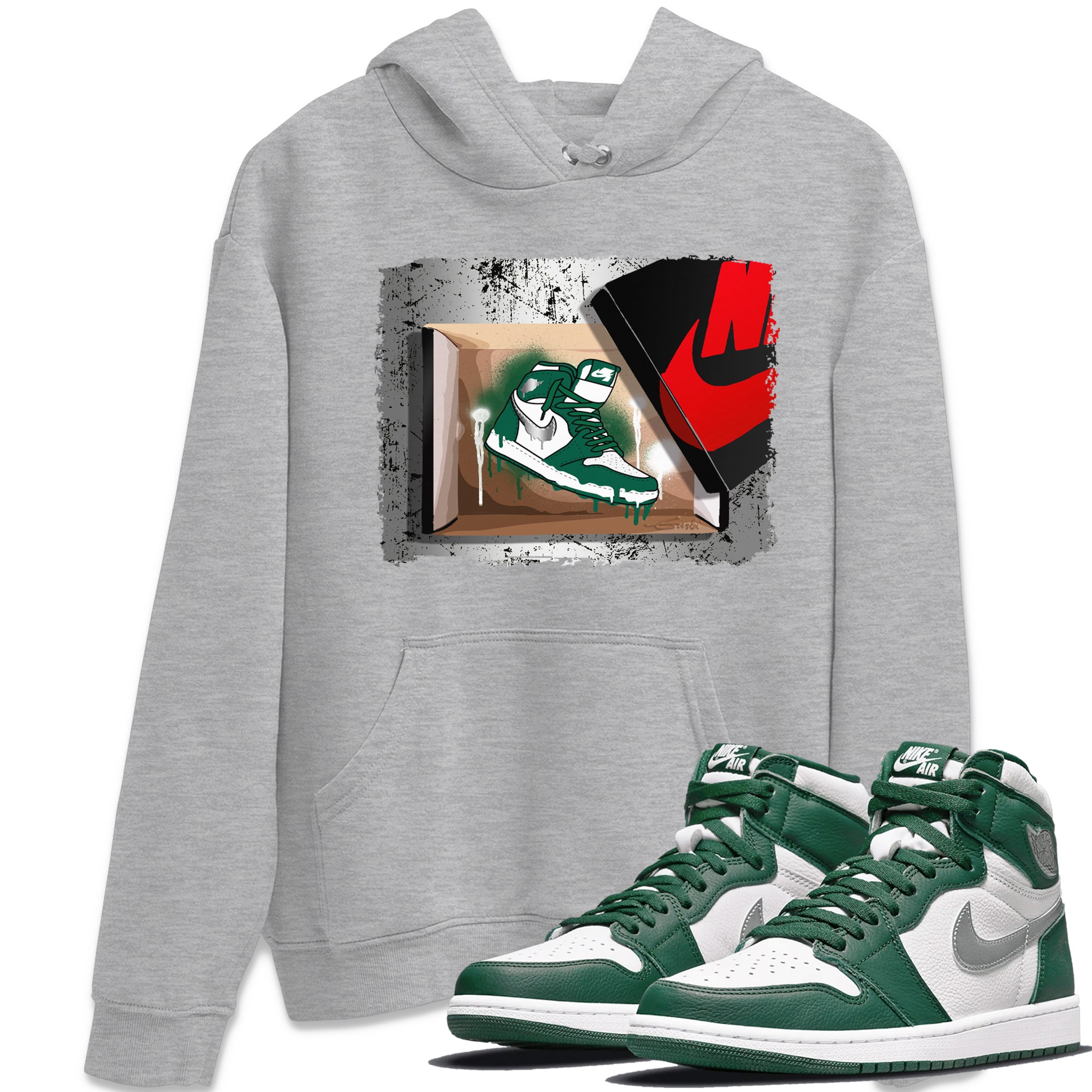 New Kicks Unisex Tops - Air Jordan 1 Gorge Green