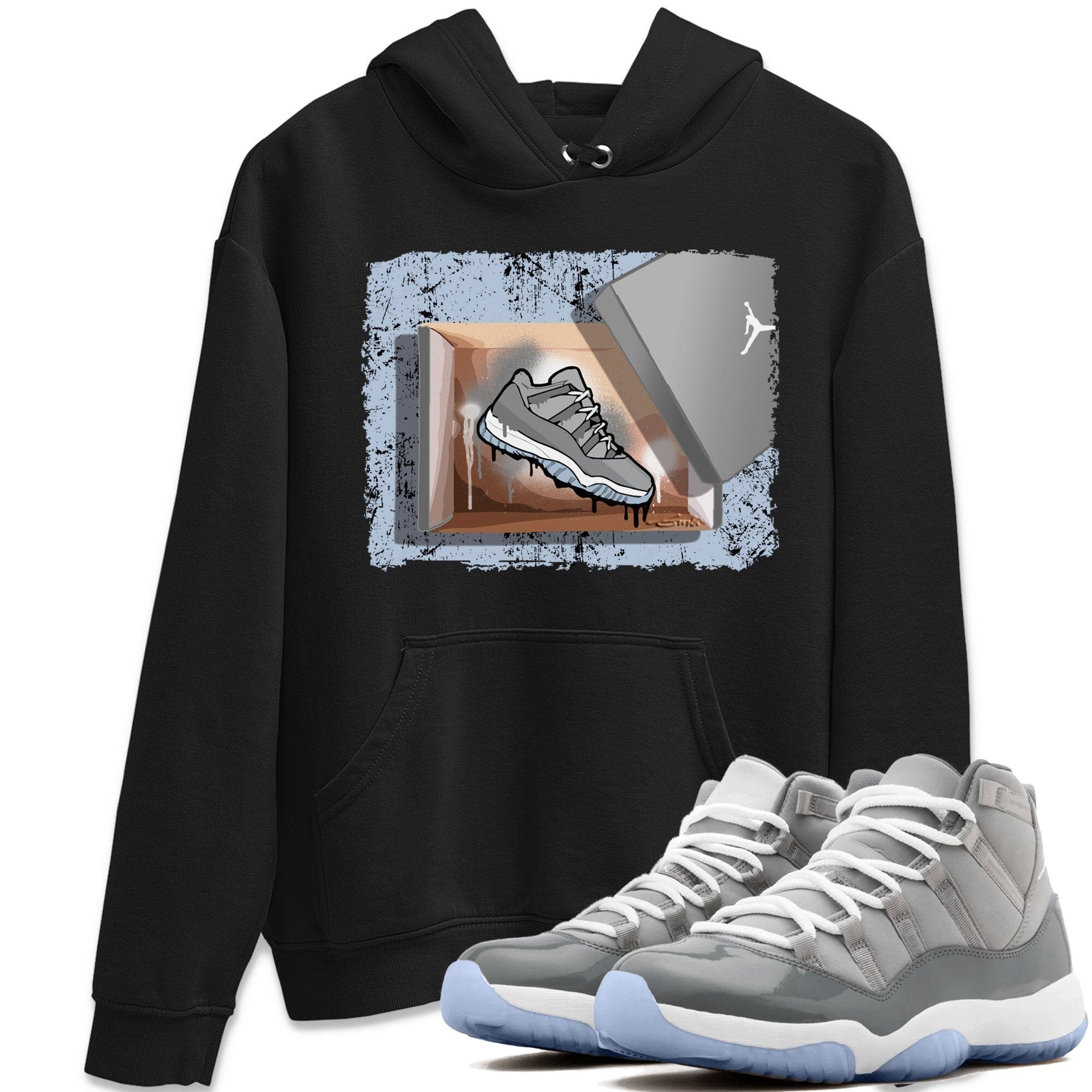 New Kicks Unisex Tops - Air Jordan 11 Cool Grey