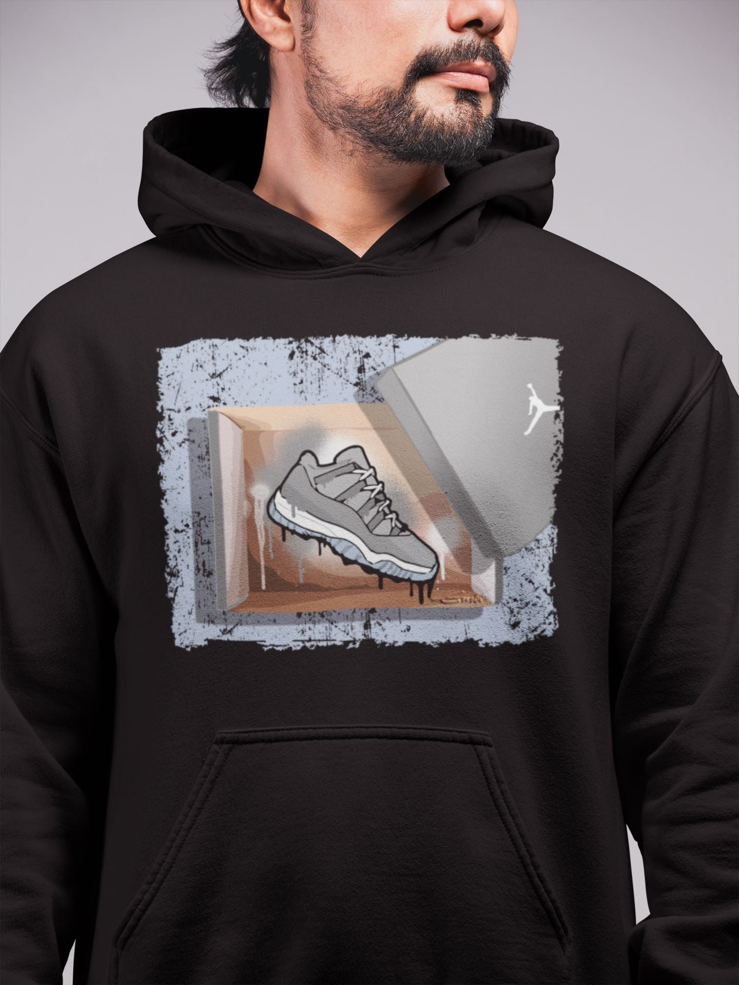 New Kicks Unisex Tops - Air Jordan 11 Cool Grey