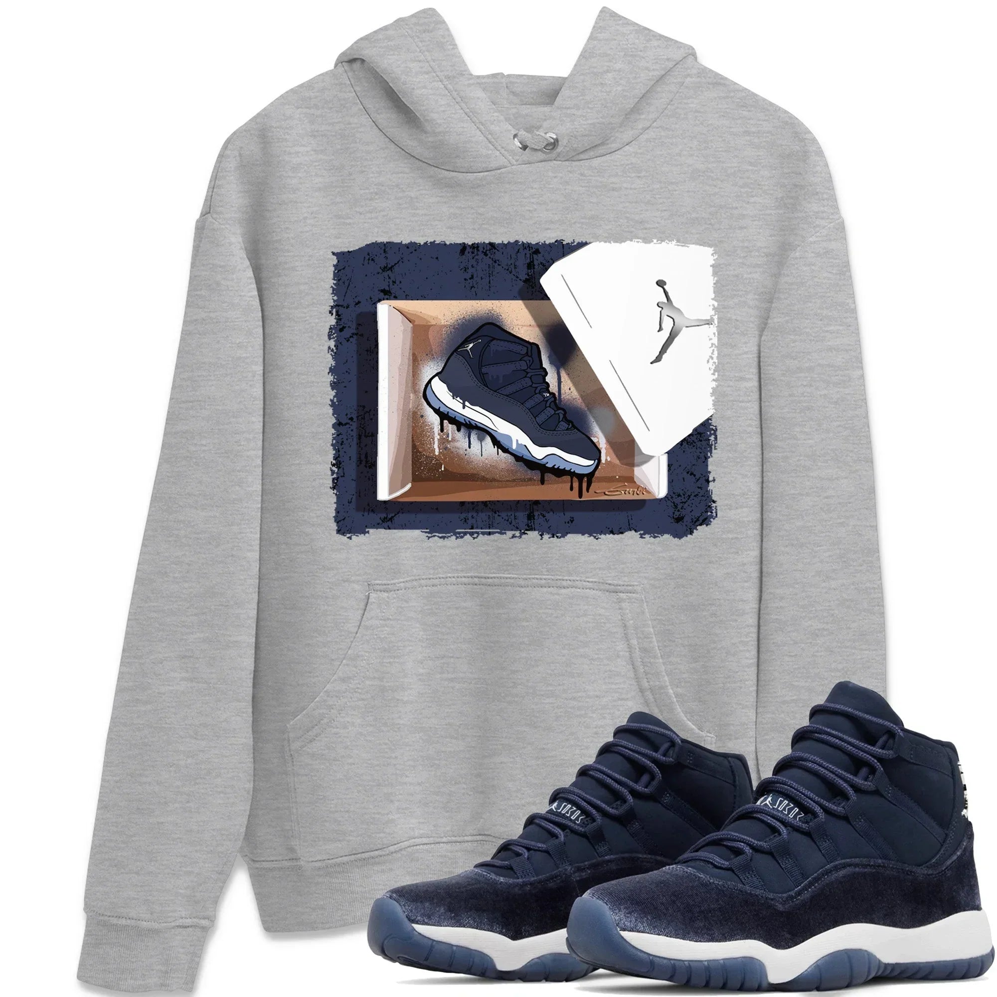 New Kicks Unisex Tops - Air Jordan 11 Midnight Navy