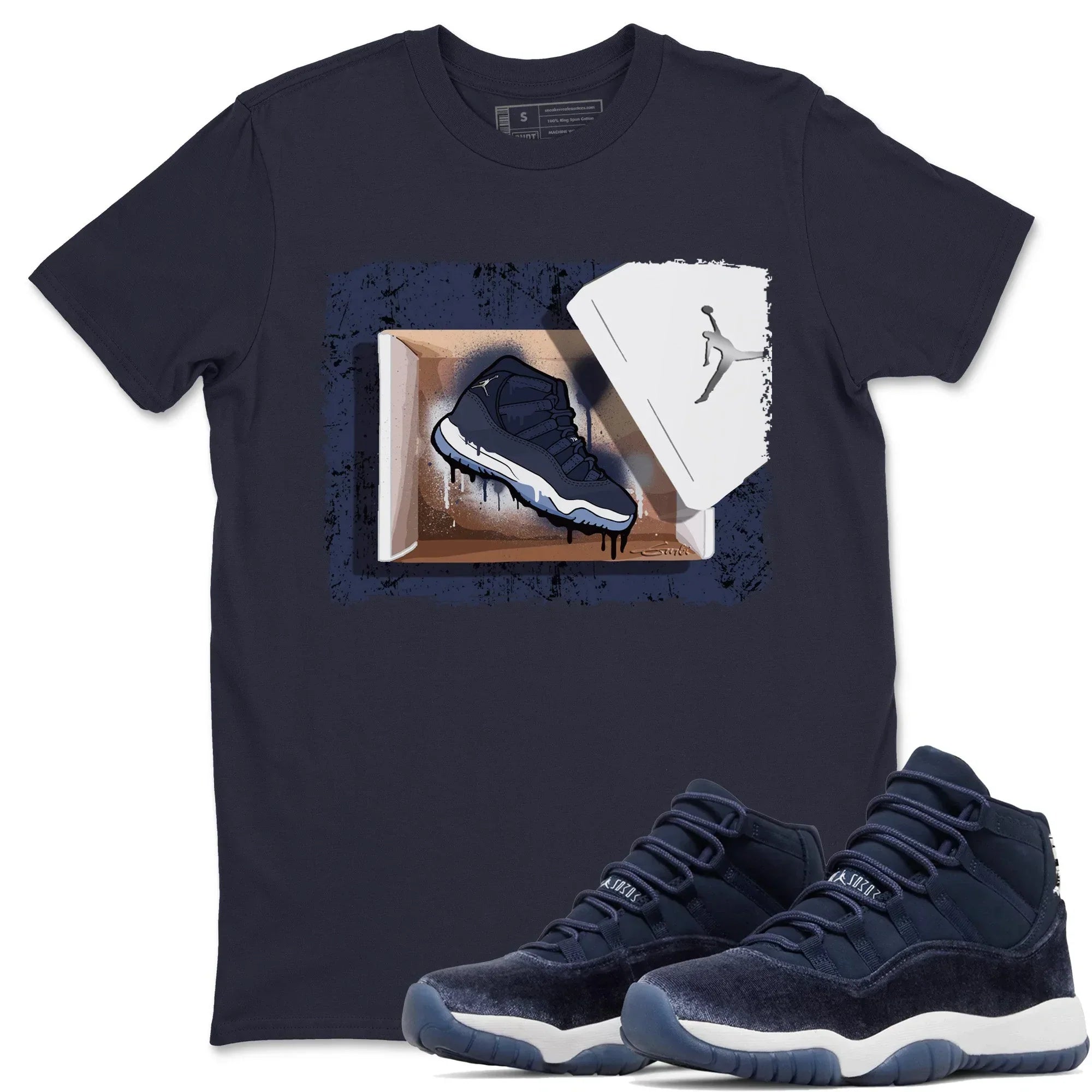New Kicks Unisex Tops - Air Jordan 11 Midnight Navy