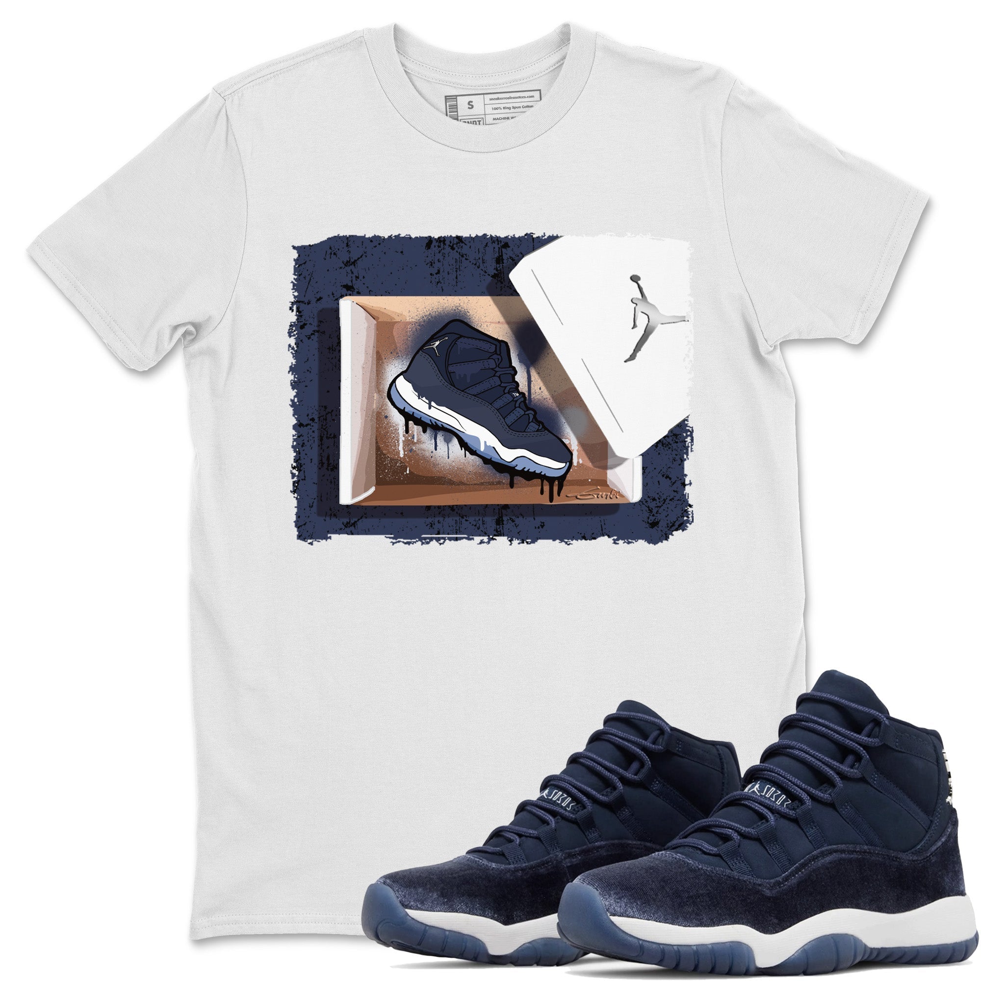 New Kicks Unisex Tops - Air Jordan 11 Midnight Navy