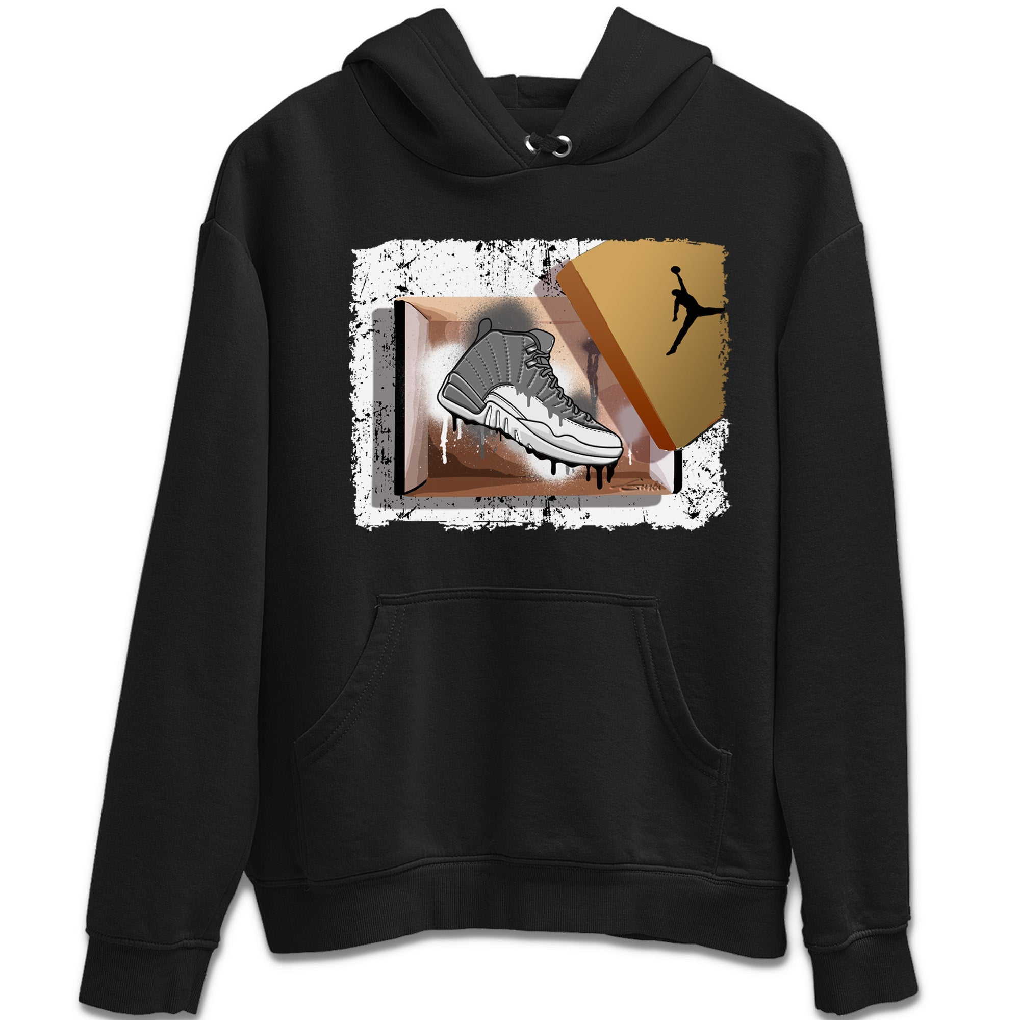 New Kicks Unisex Tops - Air Jordan 12 Stealth