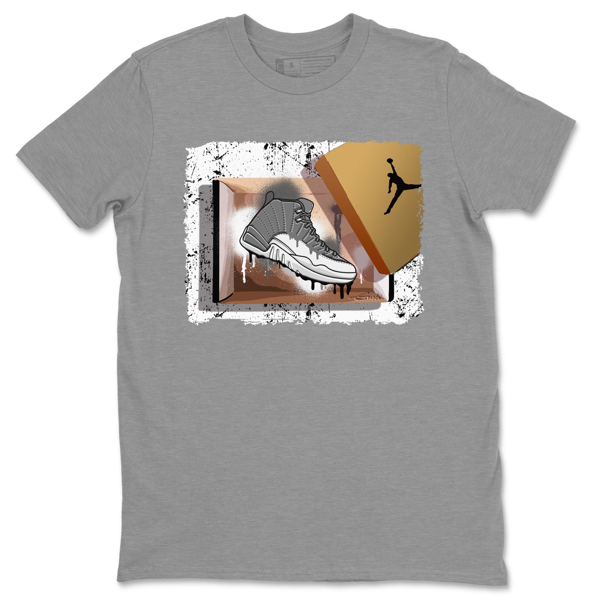 New Kicks Unisex Tops - Air Jordan 12 Stealth
