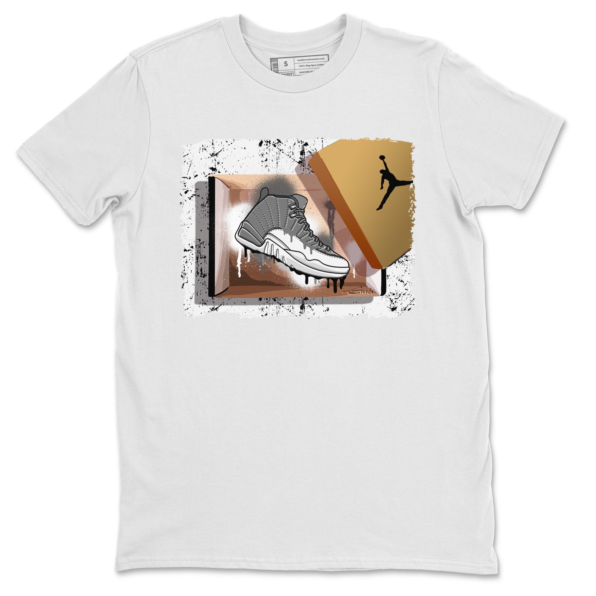 New Kicks Unisex Tops - Air Jordan 12 Stealth