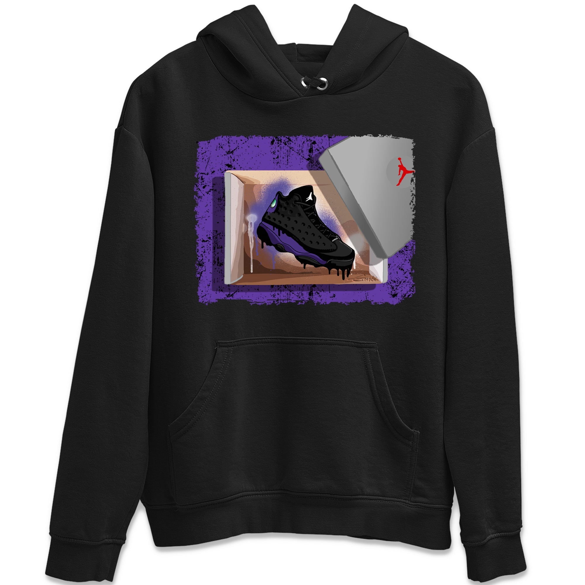 New Kicks Unisex Tops - Air Jordan 13 Court Purple