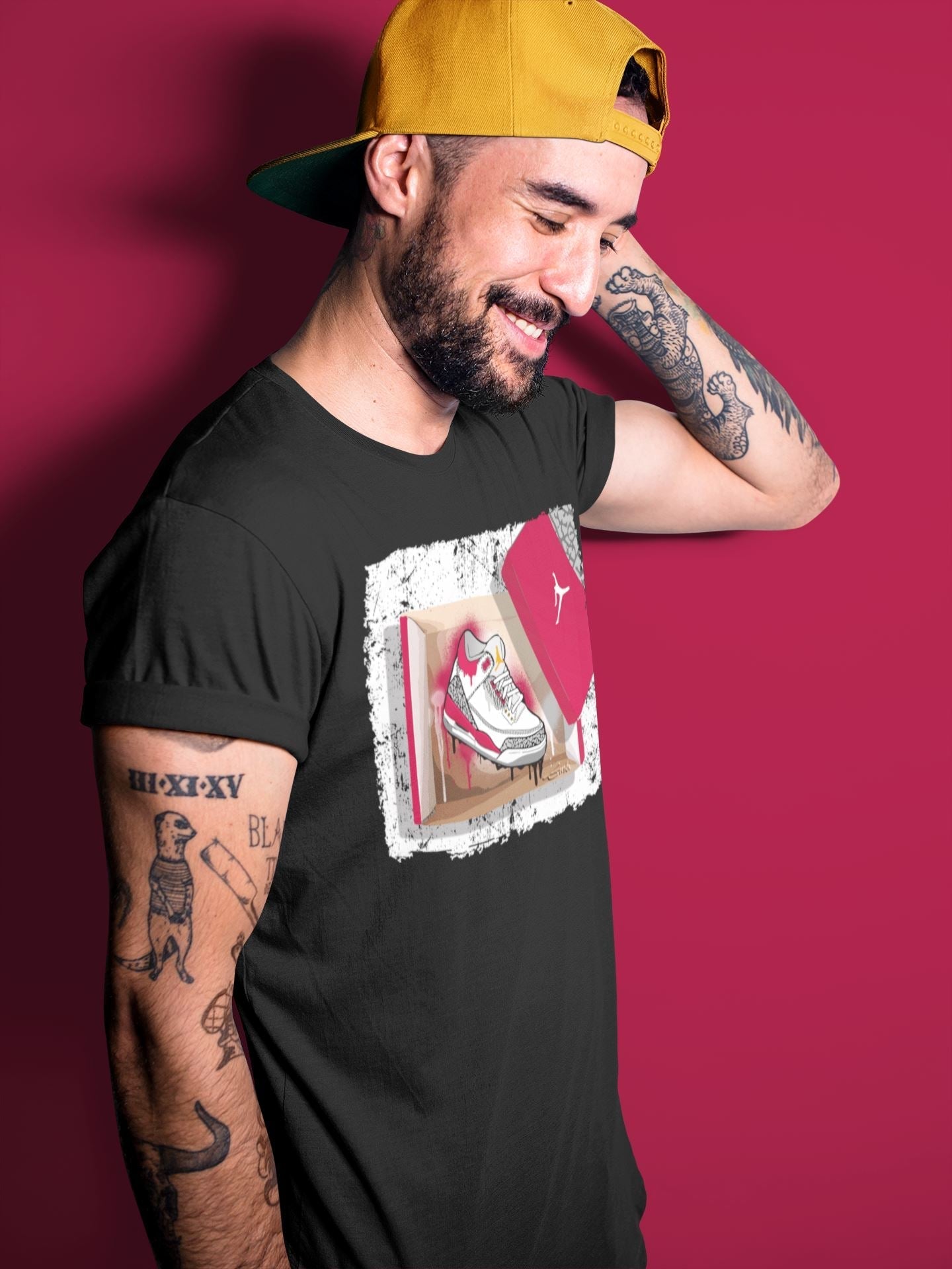 New Kicks Unisex Tops - Air Jordan 3 Cardinal
