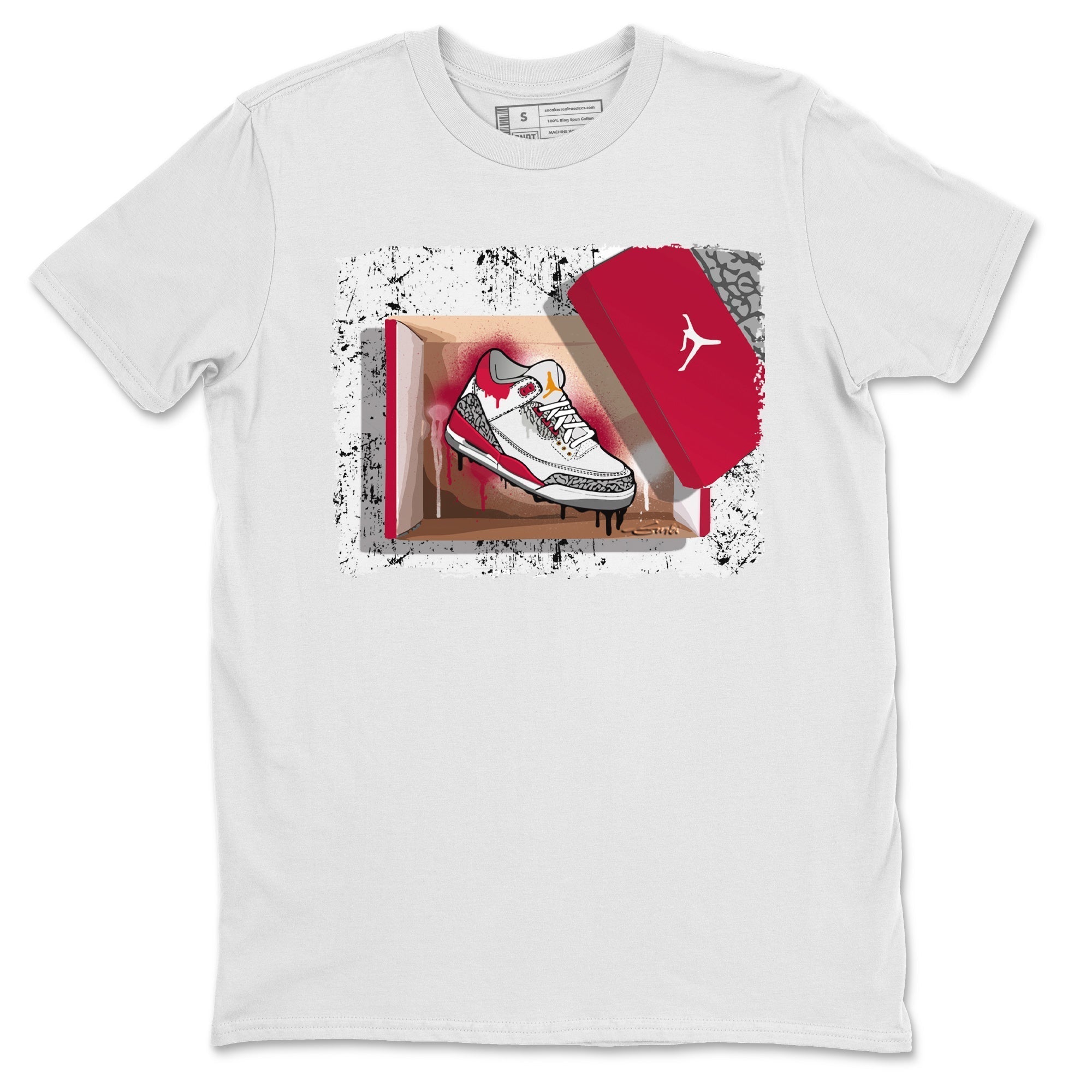 New Kicks Unisex Tops - Air Jordan 3 Cardinal