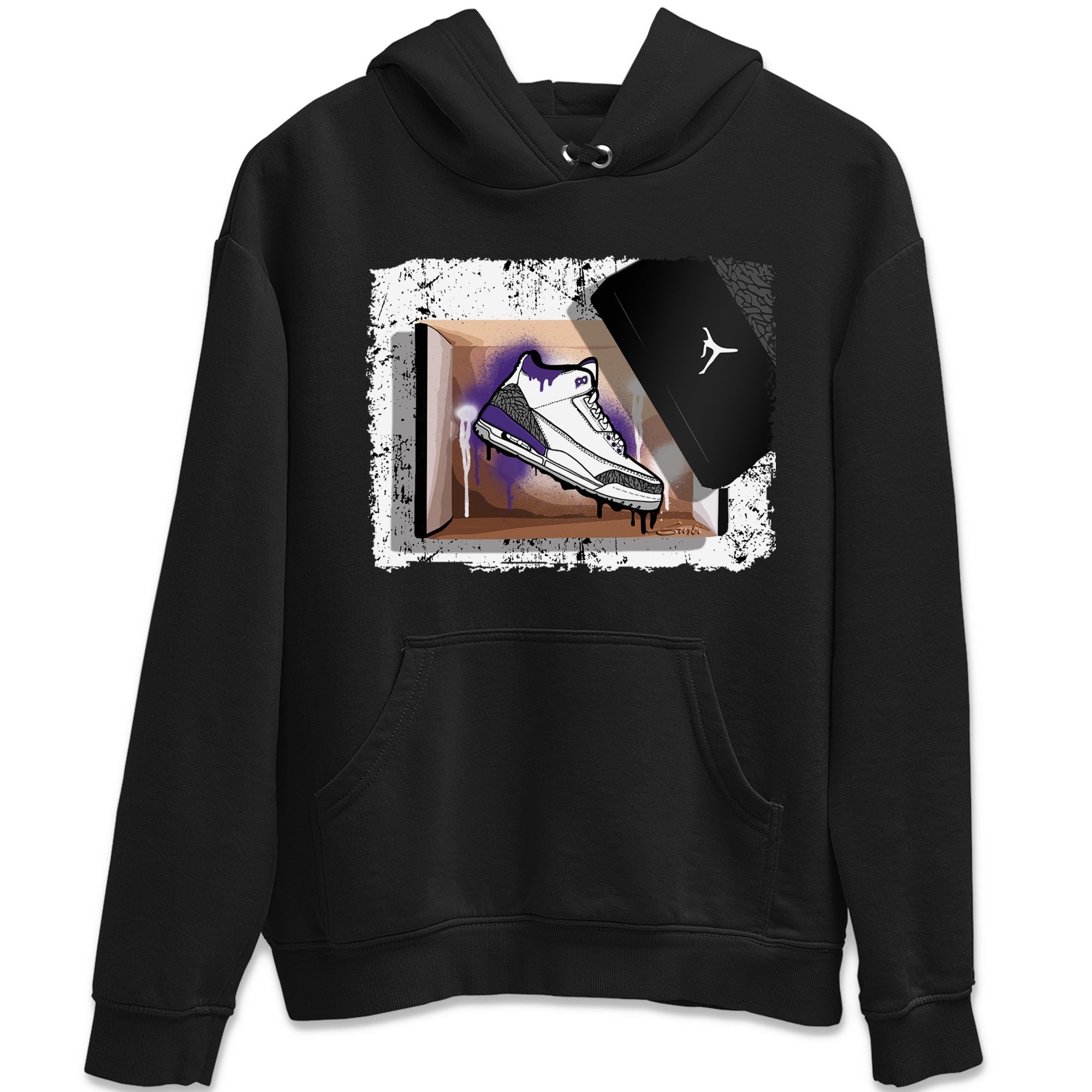 New Kicks Unisex Tops - Air Jordan 3 Dark Iris