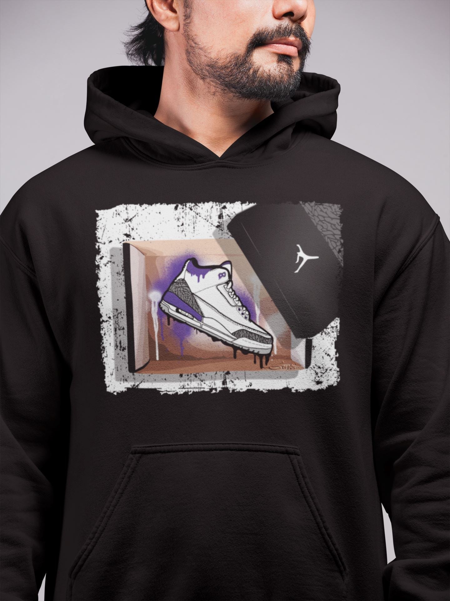 New Kicks Unisex Tops - Air Jordan 3 Dark Iris