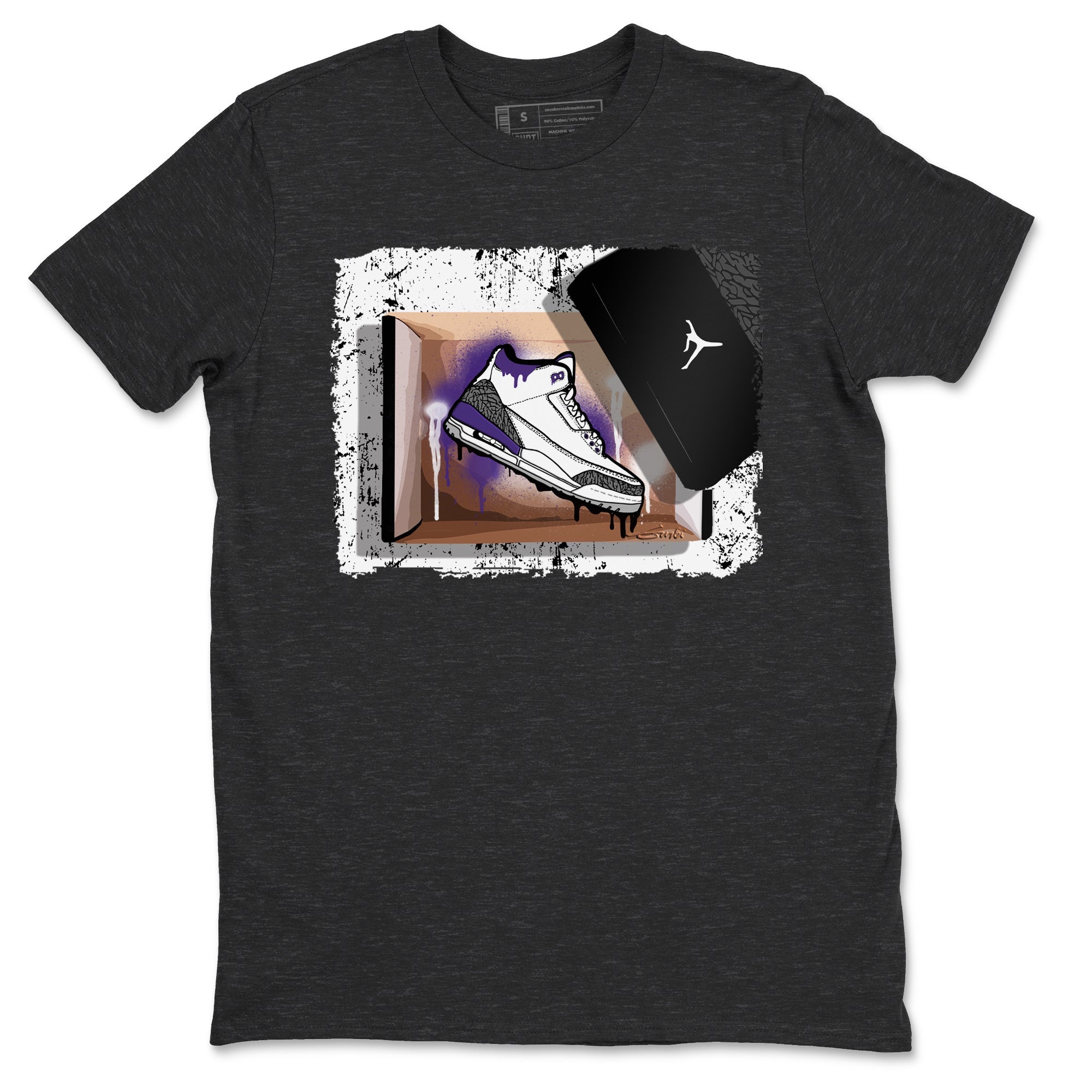 New Kicks Unisex Tops - Air Jordan 3 Dark Iris