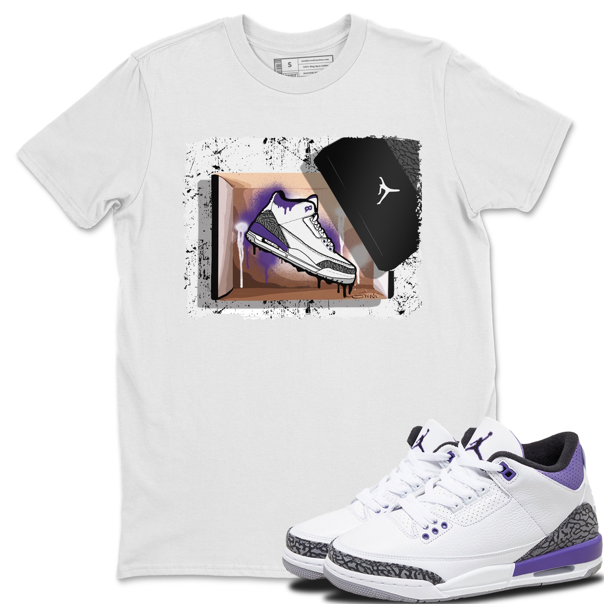 New Kicks Unisex Tops - Air Jordan 3 Dark Iris