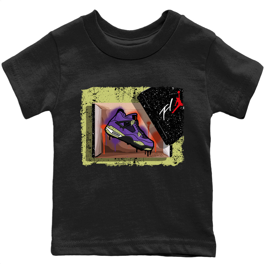 New Kicks Kids Tops - Air Jordan 4 Canyon Purple