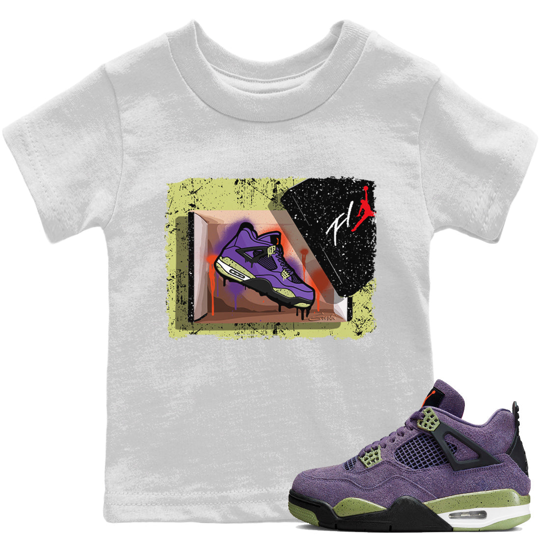 New Kicks Kids Tops - Air Jordan 4 Canyon Purple