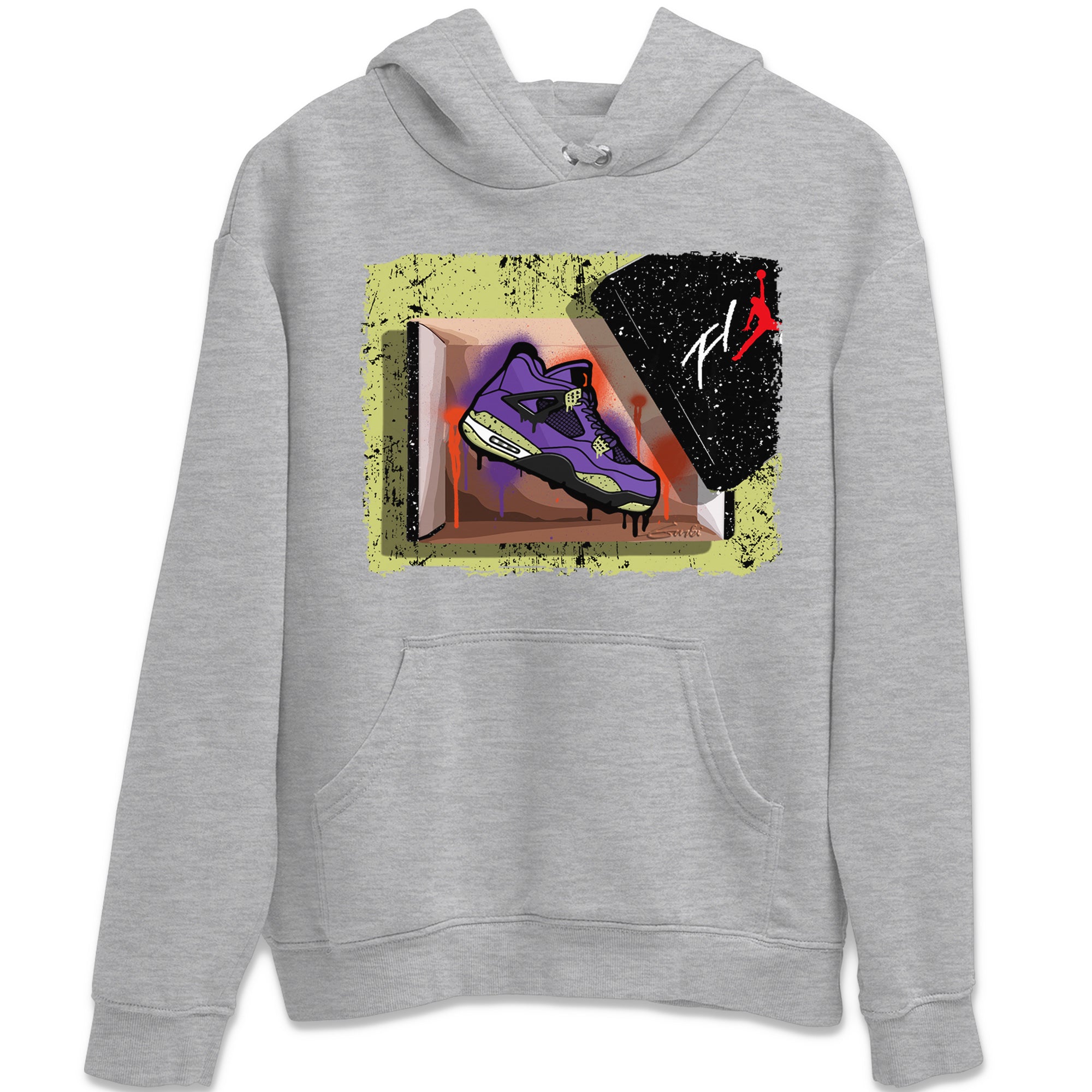 New Kicks Unisex Tops - Air Jordan 4 Canyon Purple