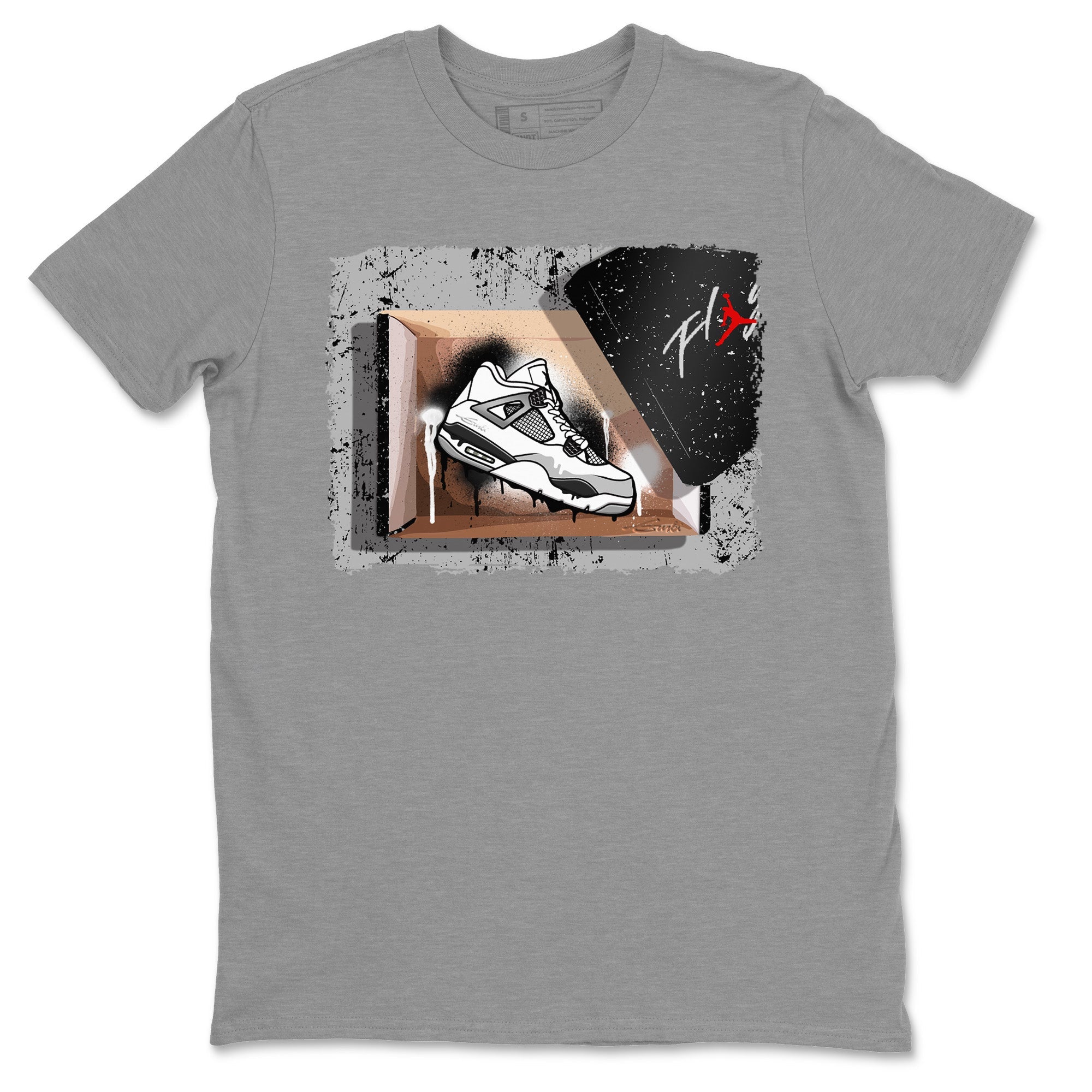 New Kicks Unisex Tops - Air Jordan 4 Military Black