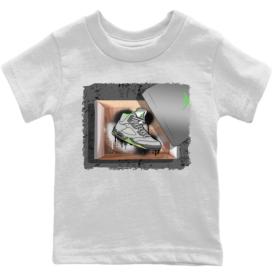 New Kicks Kids Tops - Air Jordan 5 Green Bean