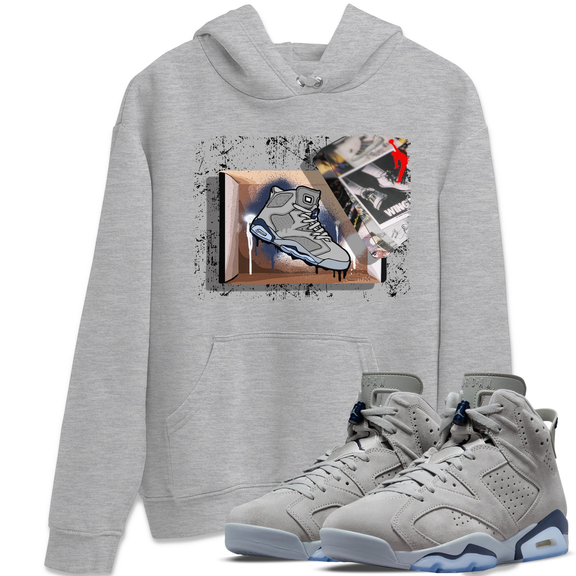New Kicks Unisex Tops - Air Jordan 6 Georgetown