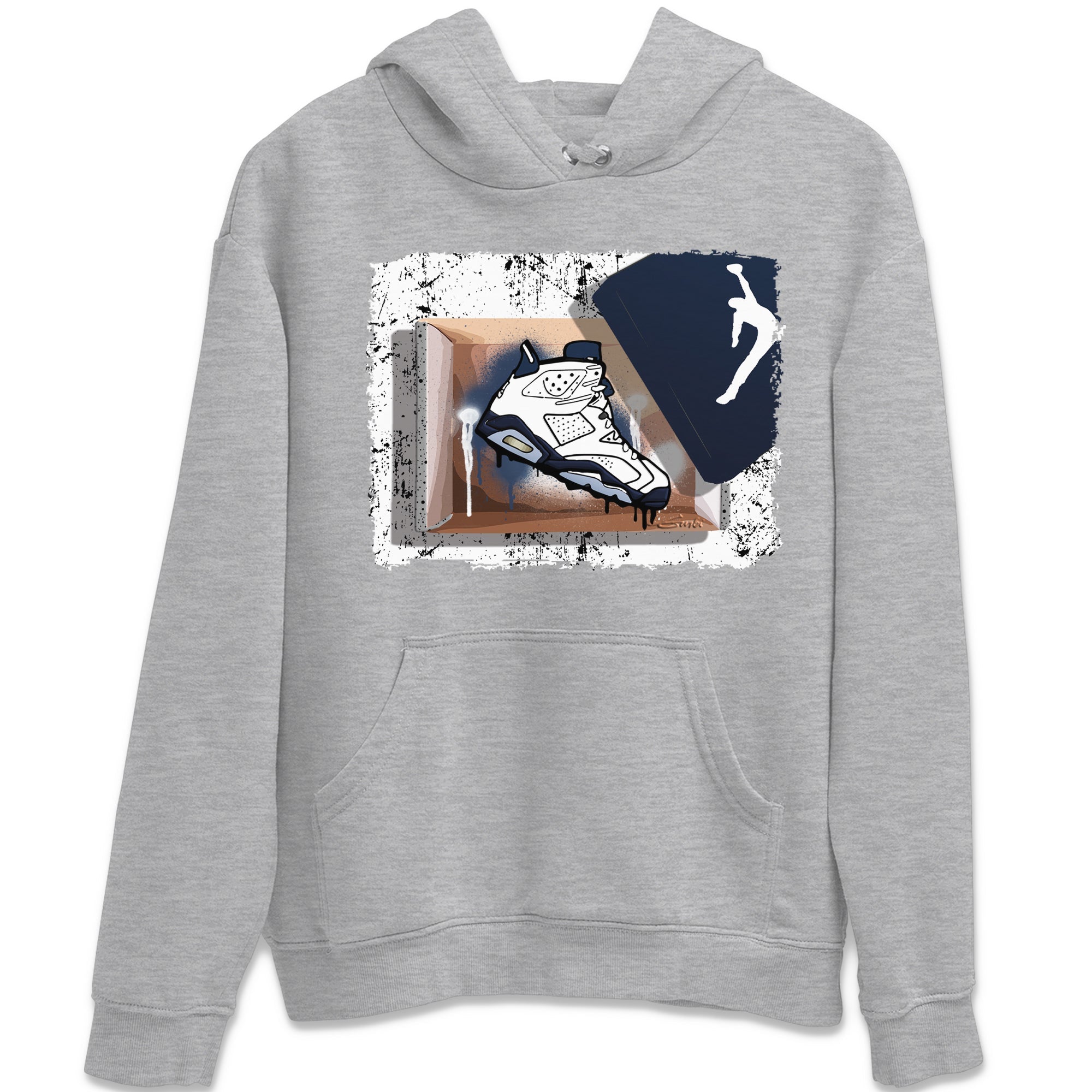 New Kicks Unisex Tops - Air Jordan 6 Midnight Navy