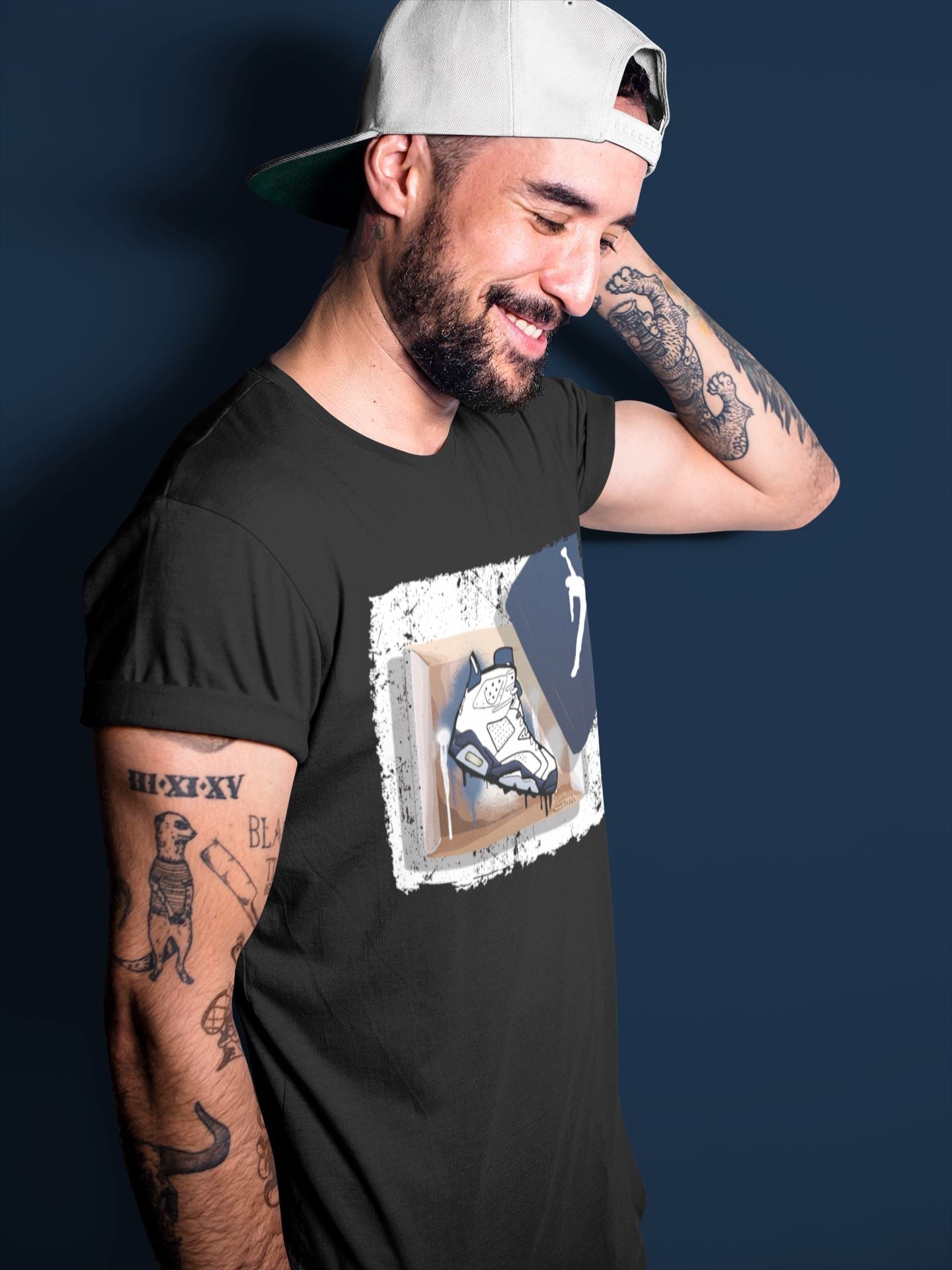 New Kicks Unisex Tops - Air Jordan 6 Midnight Navy