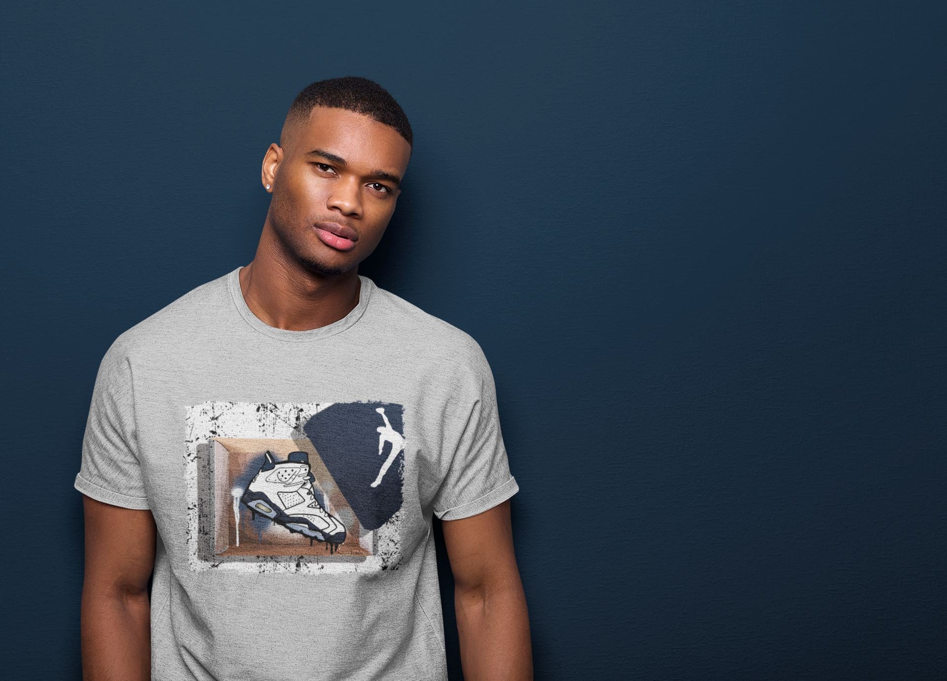 New Kicks Unisex Tops - Air Jordan 6 Midnight Navy