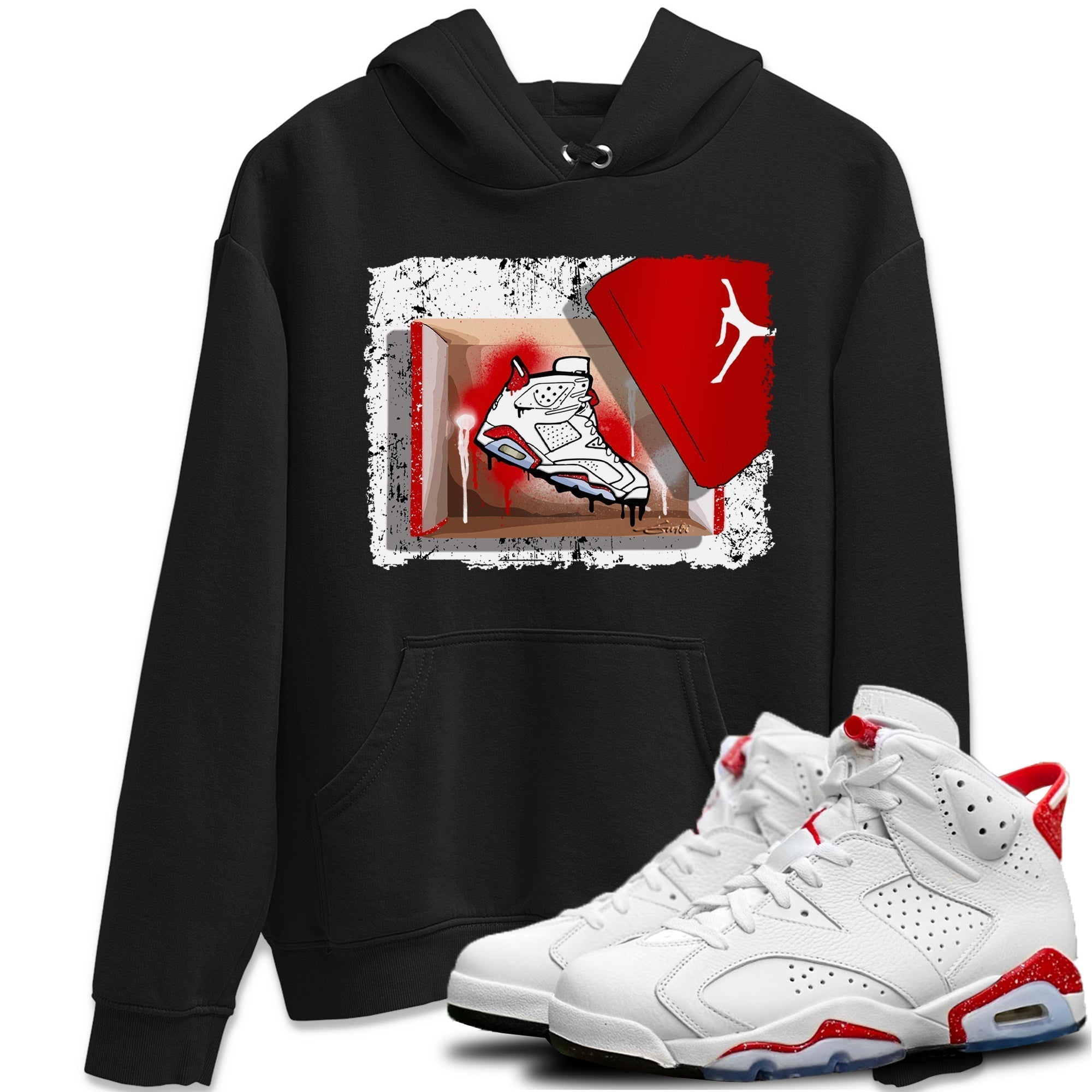 New Kicks Unisex Tops - Air Jordan 6 Red Velvet Cookies