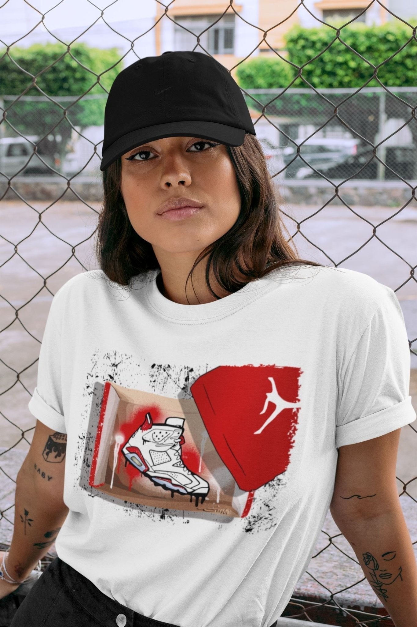 New Kicks Unisex Tops - Air Jordan 6 Red Velvet Cookies