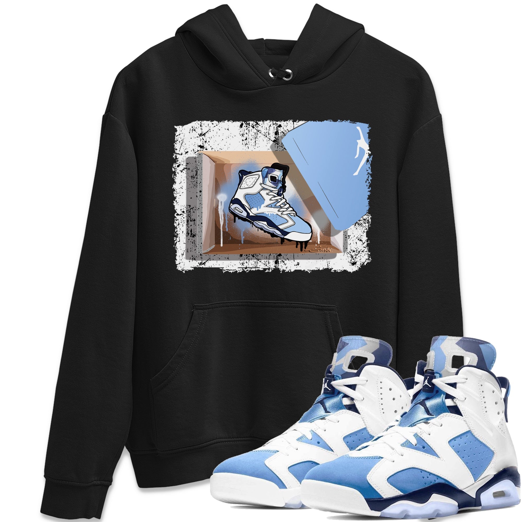 New Kicks Unisex Tops - Air Jordan 6 UNC